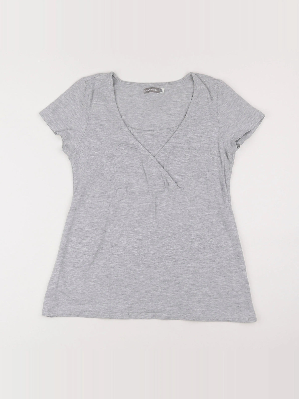 Vertbaudet - tee-shirt grossesse, allaitement gris - 38 à 40