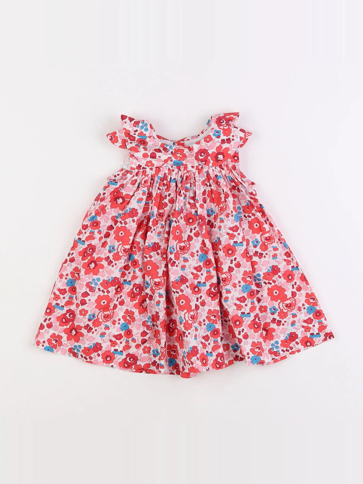 Jacadi - robe liberty rouge - 6 mois