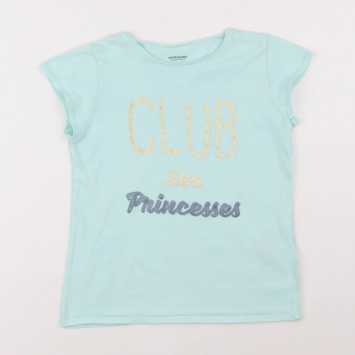 Vertbaudet - tee-shirt vert - 10 ans