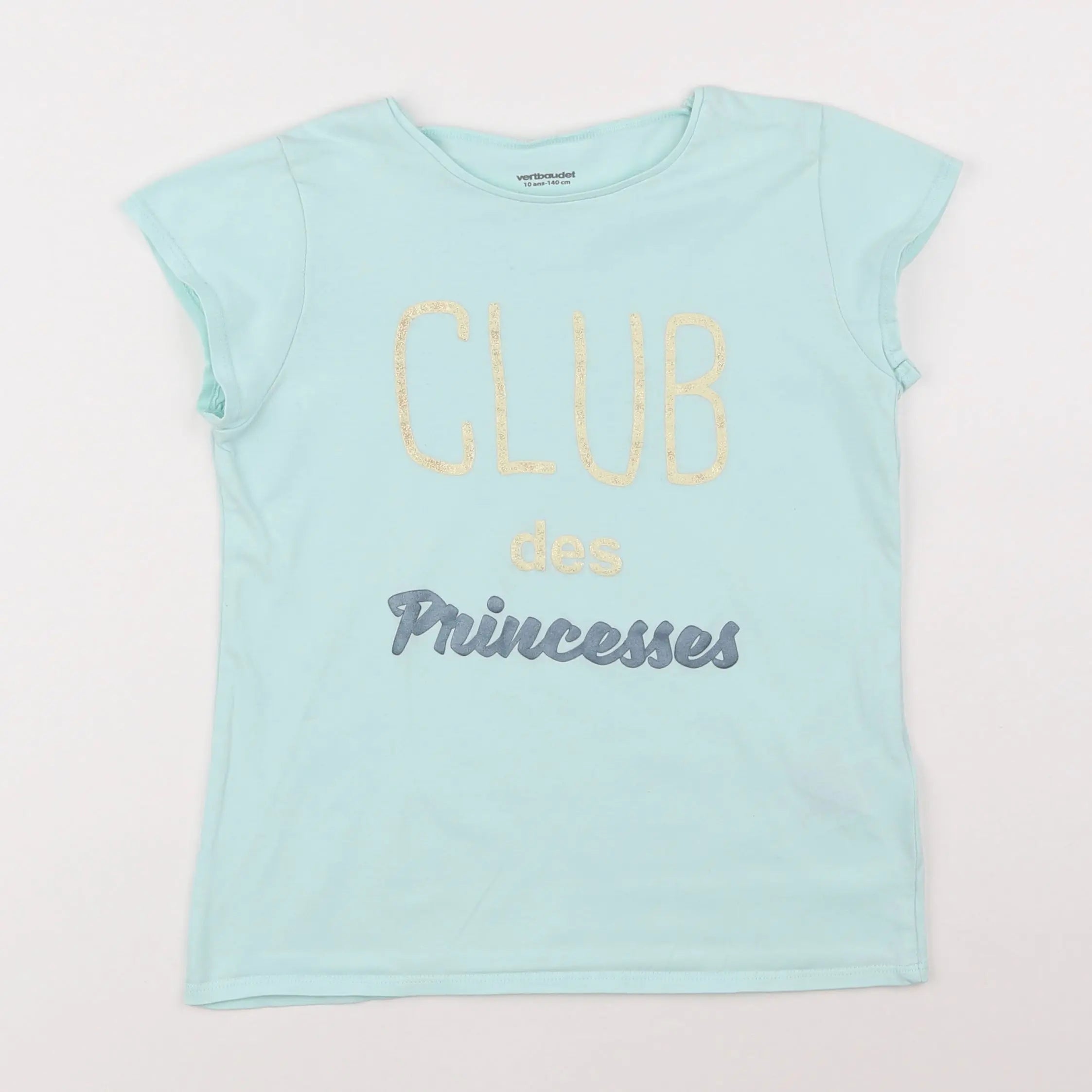 Vertbaudet - tee-shirt vert - 10 ans