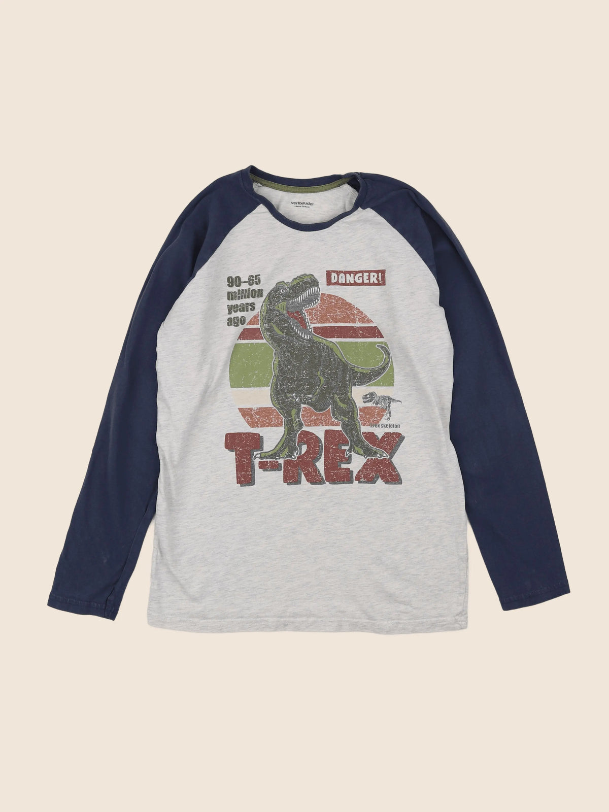 Vertbaudet - tee-shirt bleu, gris - 14 ans