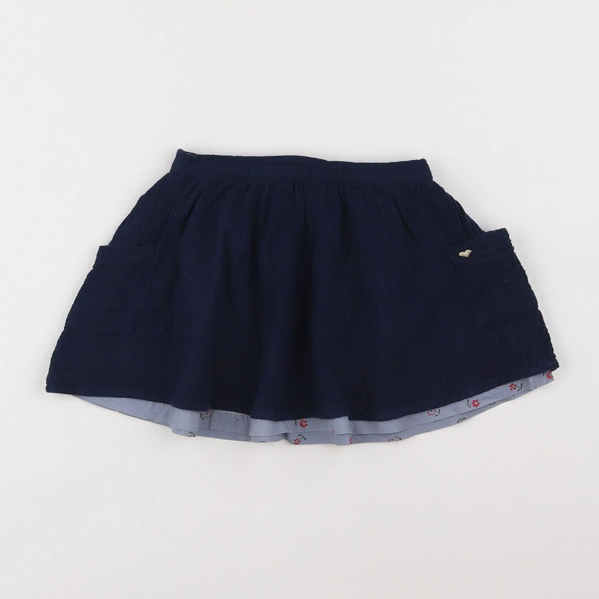 Vertbaudet - jupe bleu - 4 ans