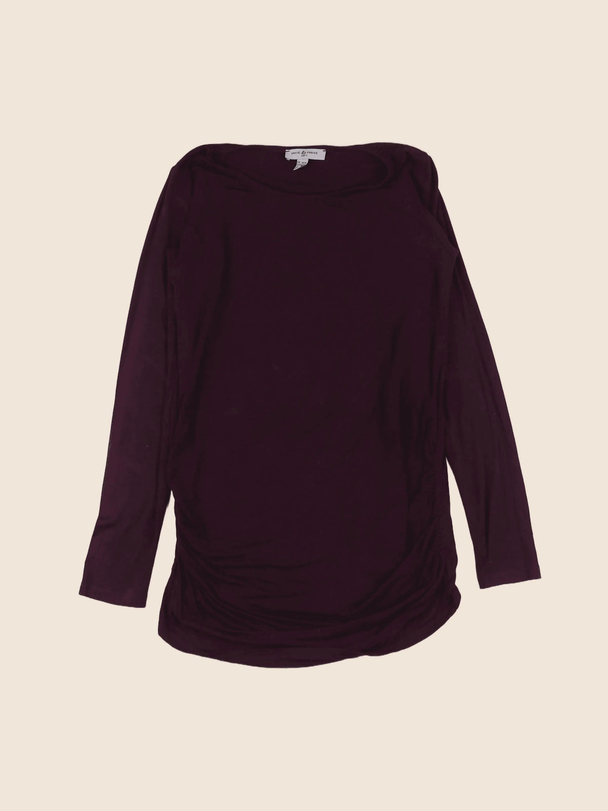 Envie de fraise - tee-shirt grossesse violet - 34 à 36