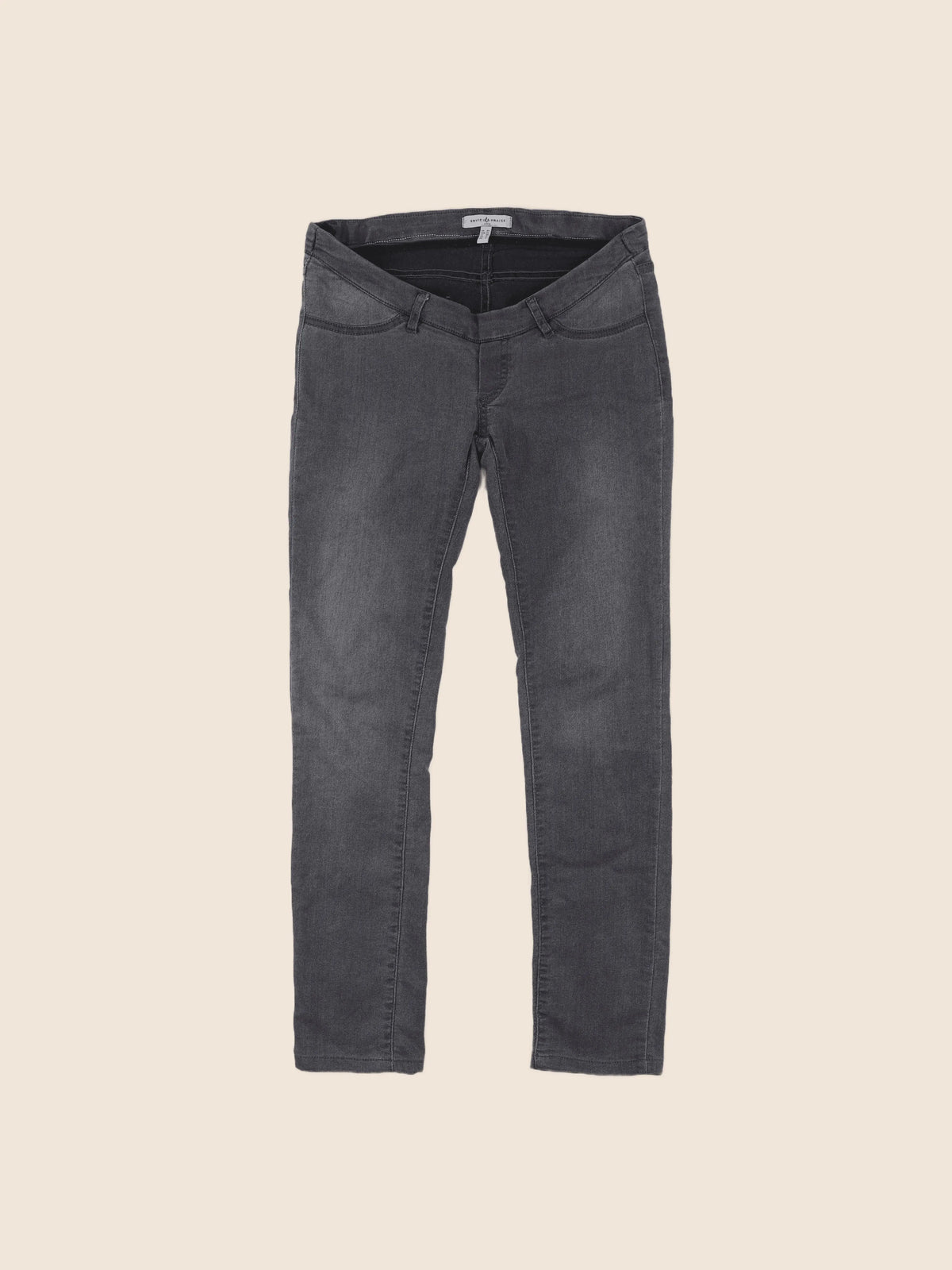 Envie de fraise - jean grossesse gris - 34