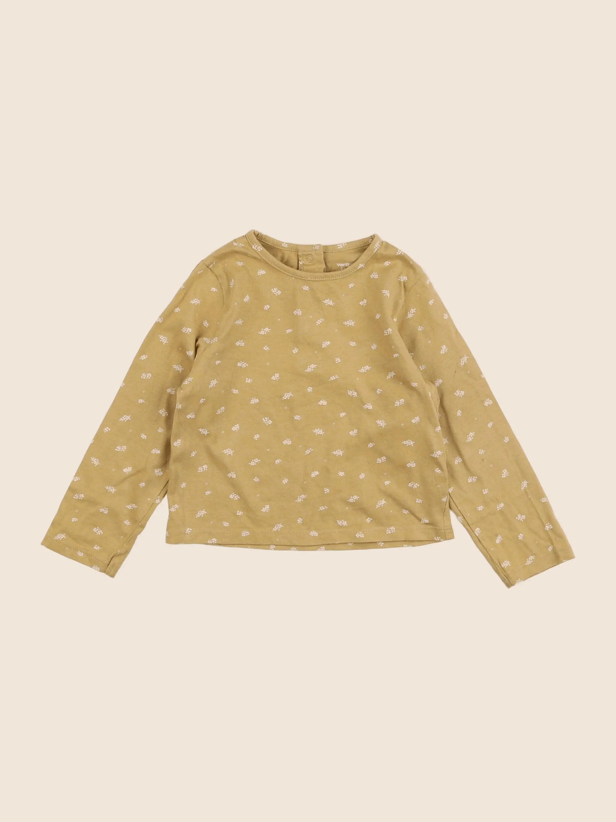 Vertbaudet - tee-shirt jaune - 2 ans