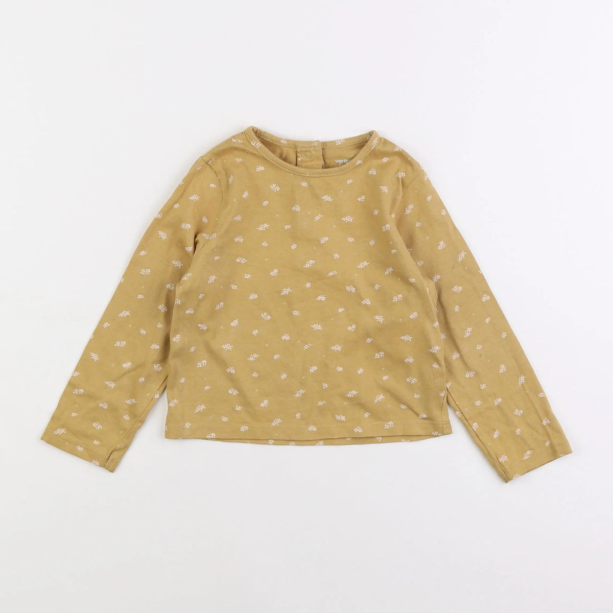 Vertbaudet - tee-shirt jaune - 2 ans