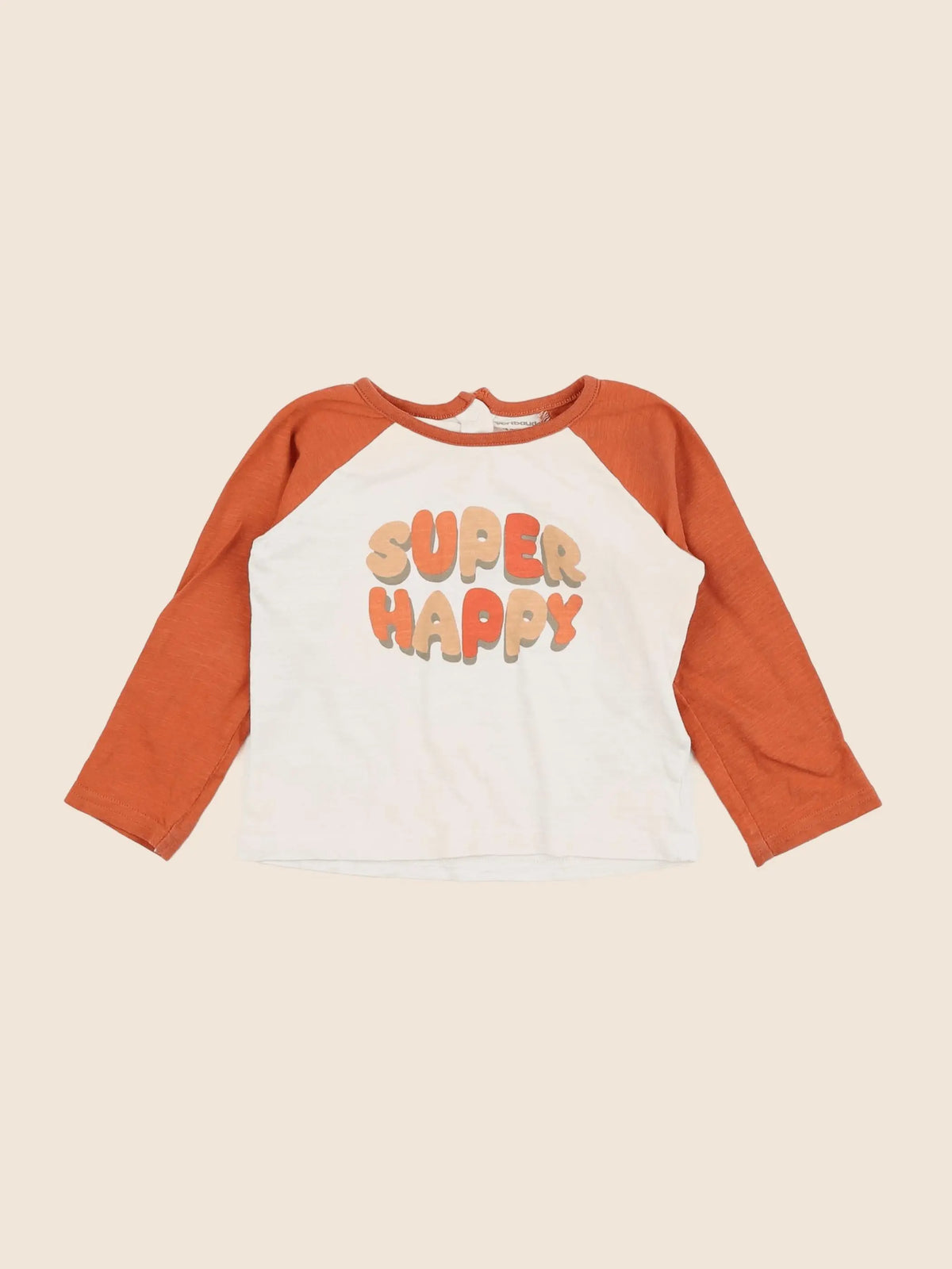 Vertbaudet - tee-shirt marron - 18 mois