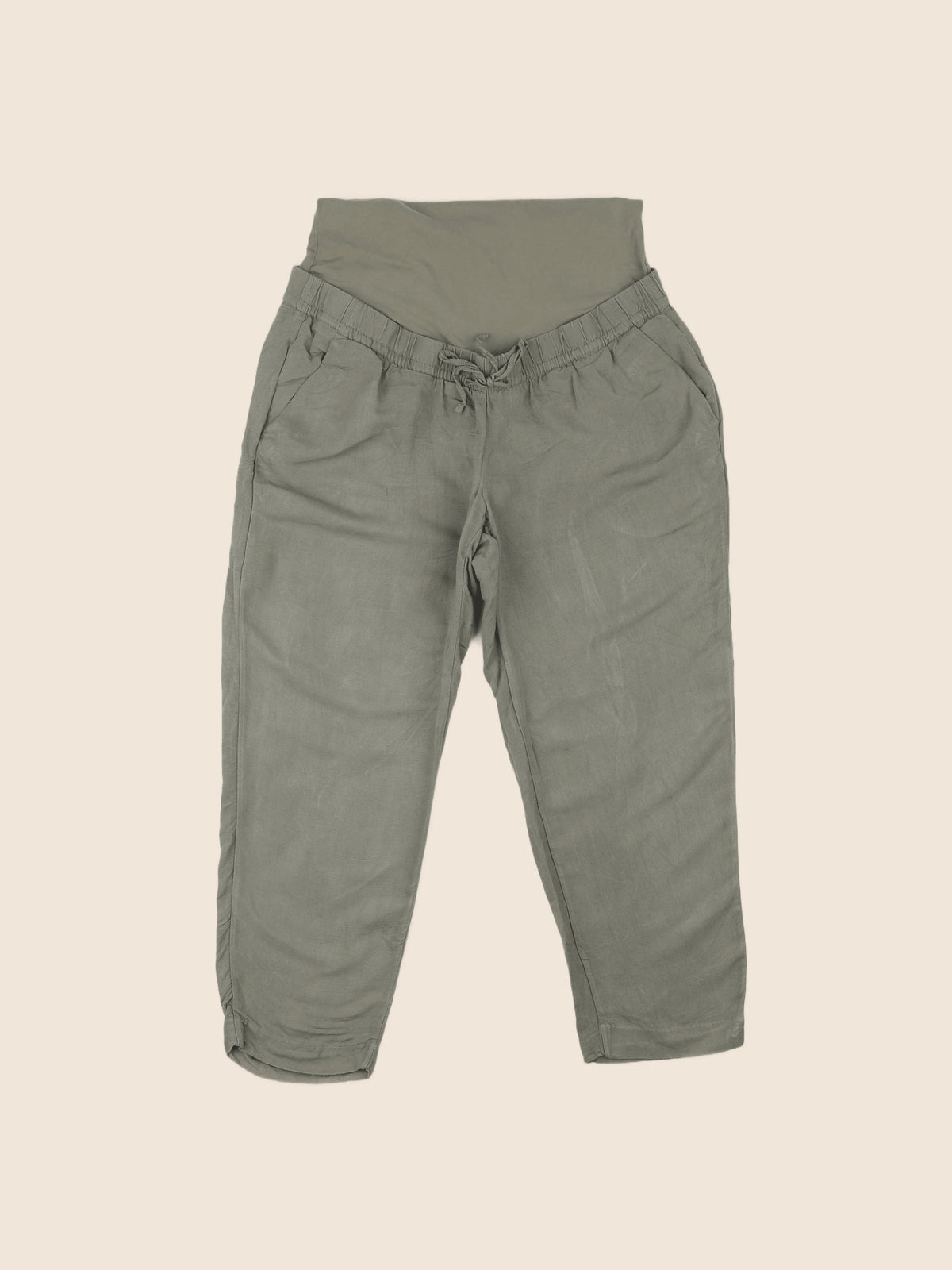 H&M - pantalon grossesse vert - 38