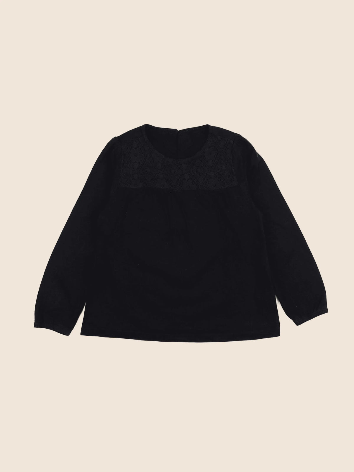 Vertbaudet - tee-shirt noir - 6 ans