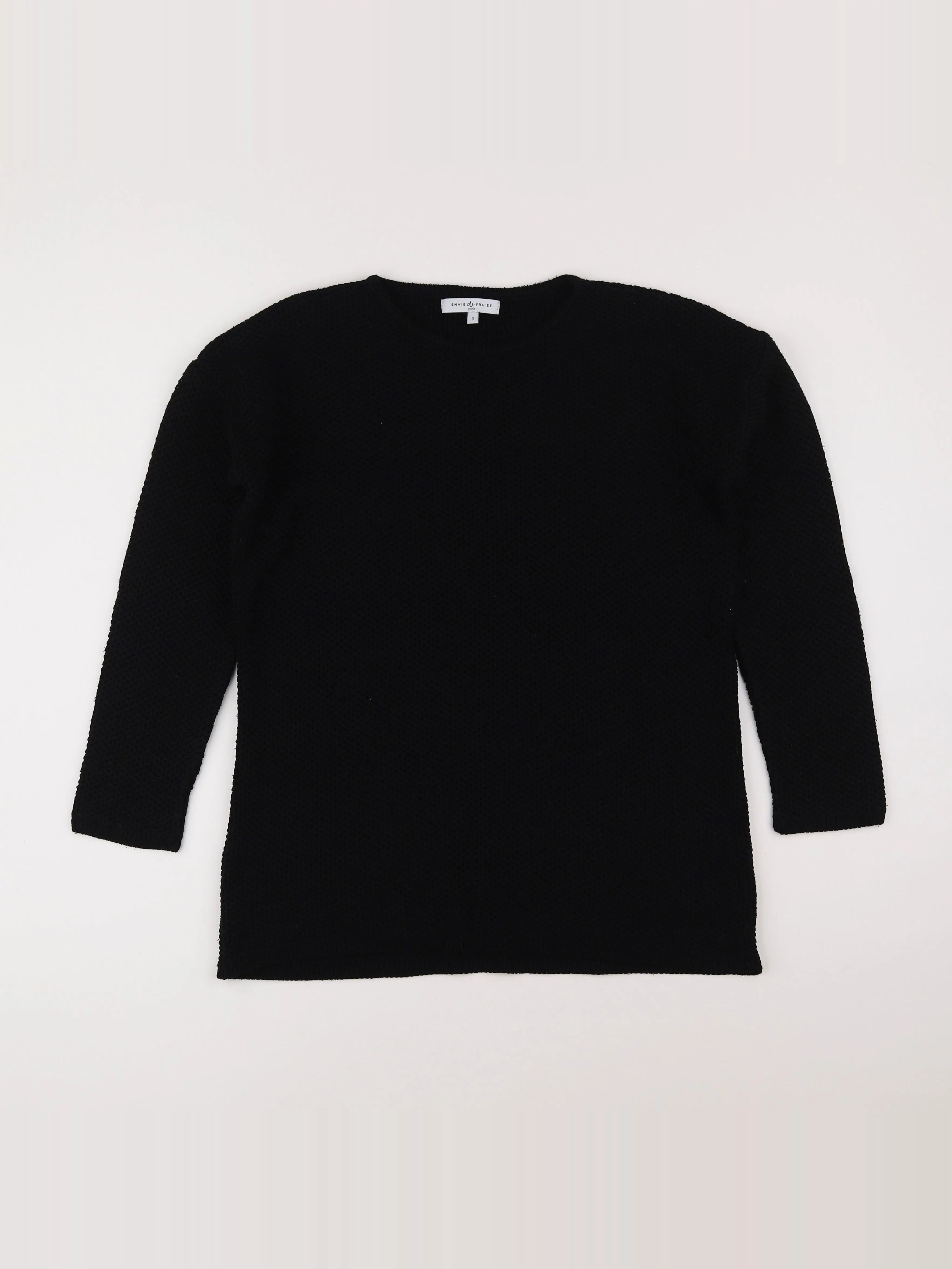 Envie de fraise - pull grossesse noir - 34 à 36