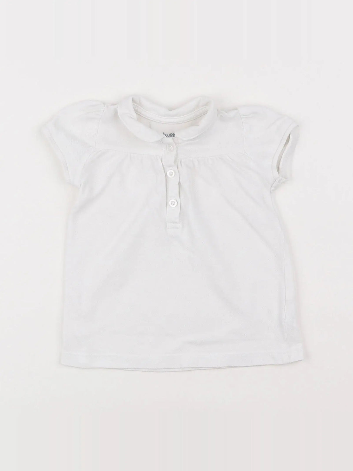 Boutchou - tee-shirt blanc - 6 mois