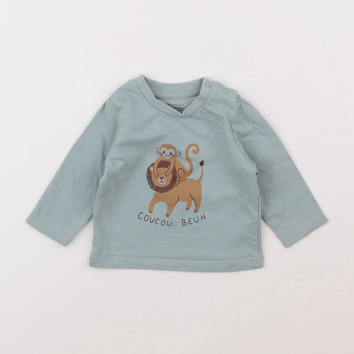 Vertbaudet - tee-shirt vert - 3 mois