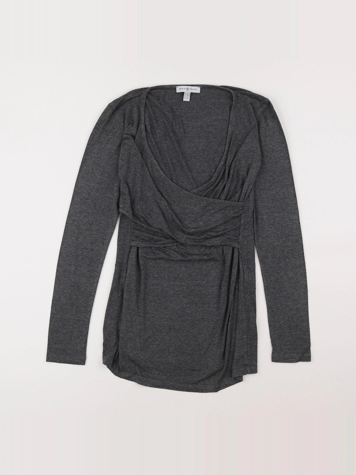 Envie de fraise - tee-shirt grossesse gris - 34 à 36