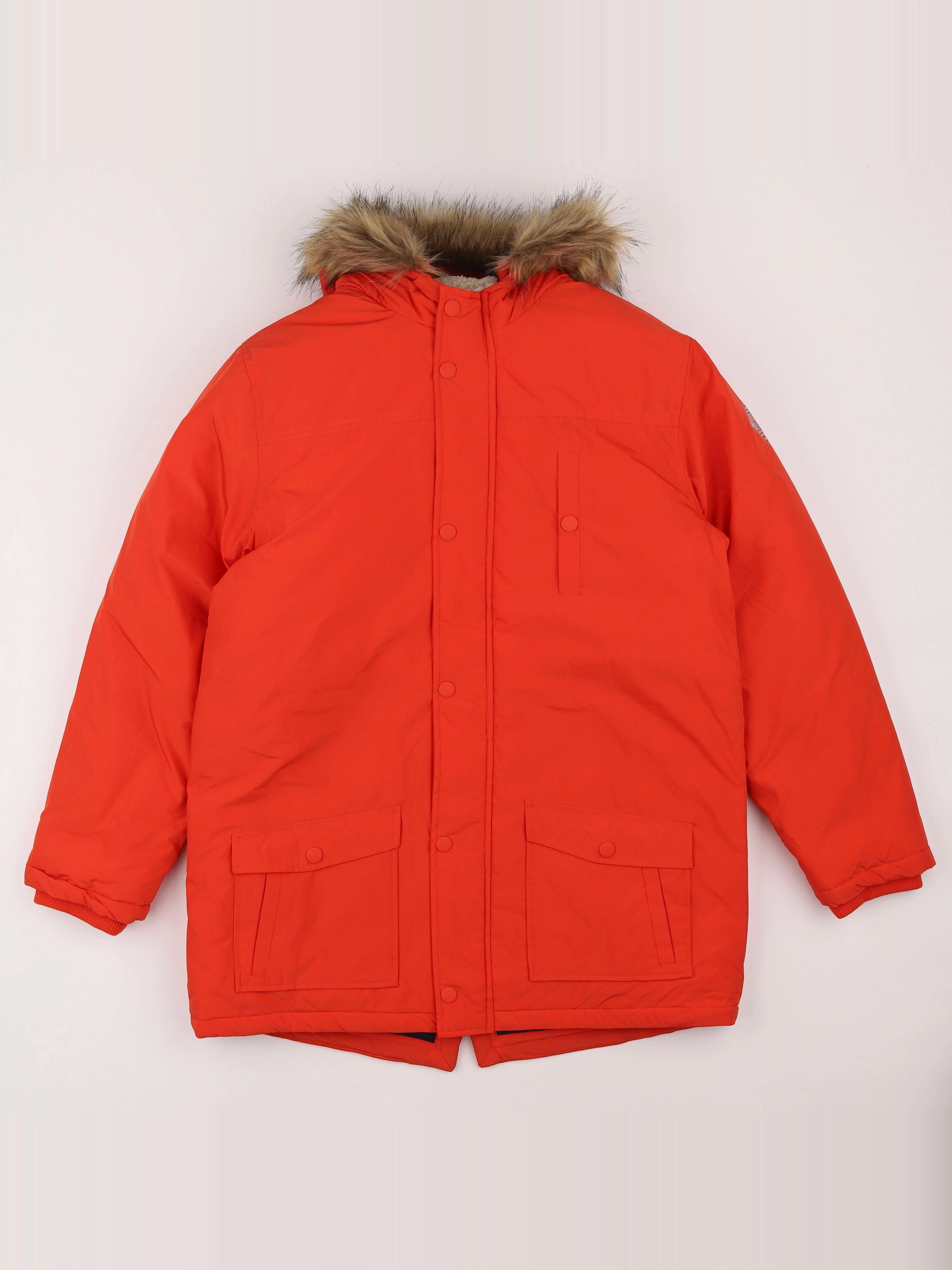 Vertbaudet - parka rouge - 14 ans