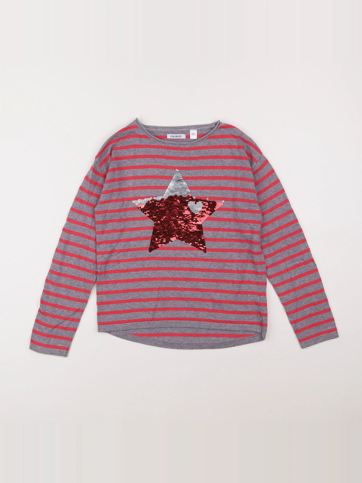 Okaidi - pull rose - 10 ans