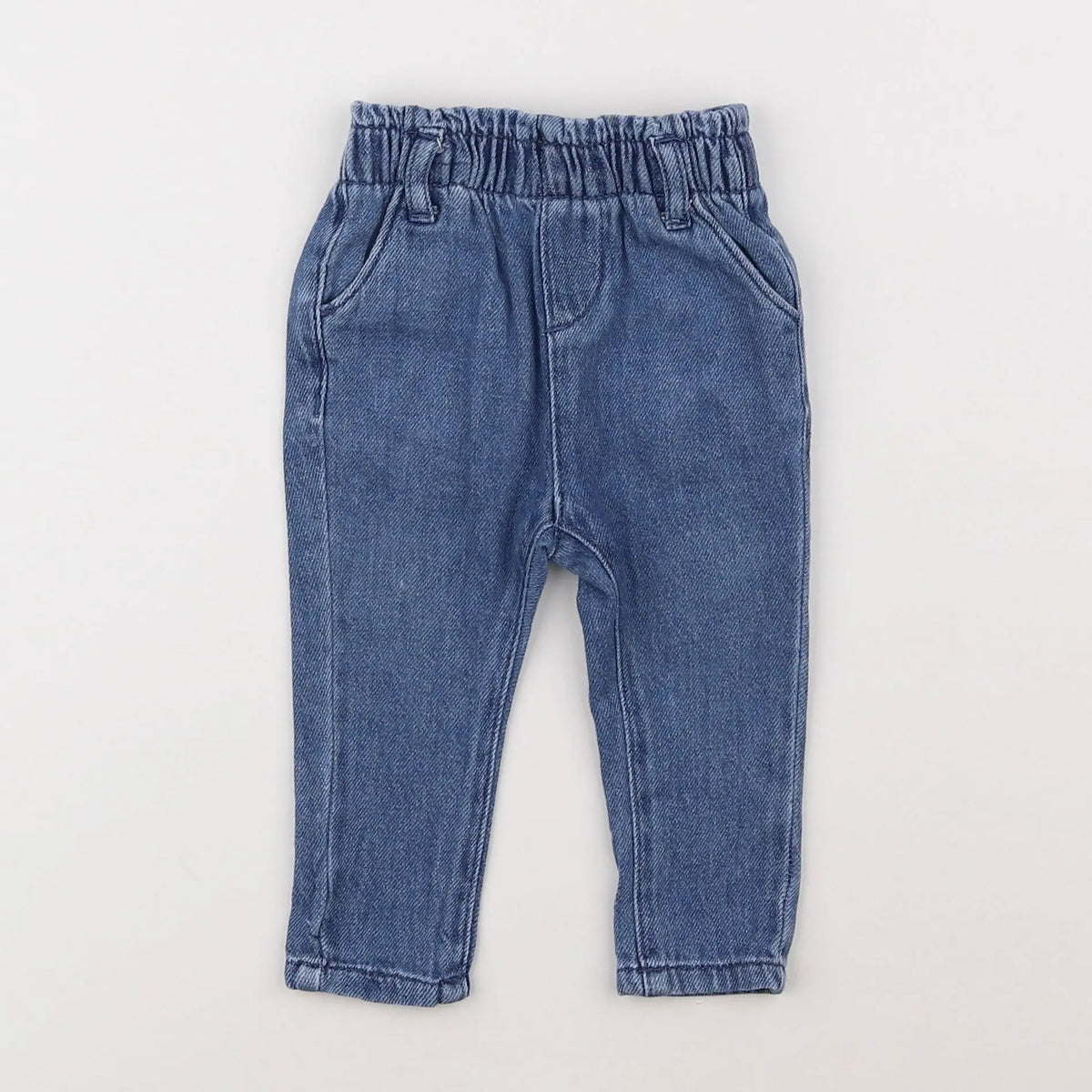 Vertbaudet - pantalon bleu - 6 mois