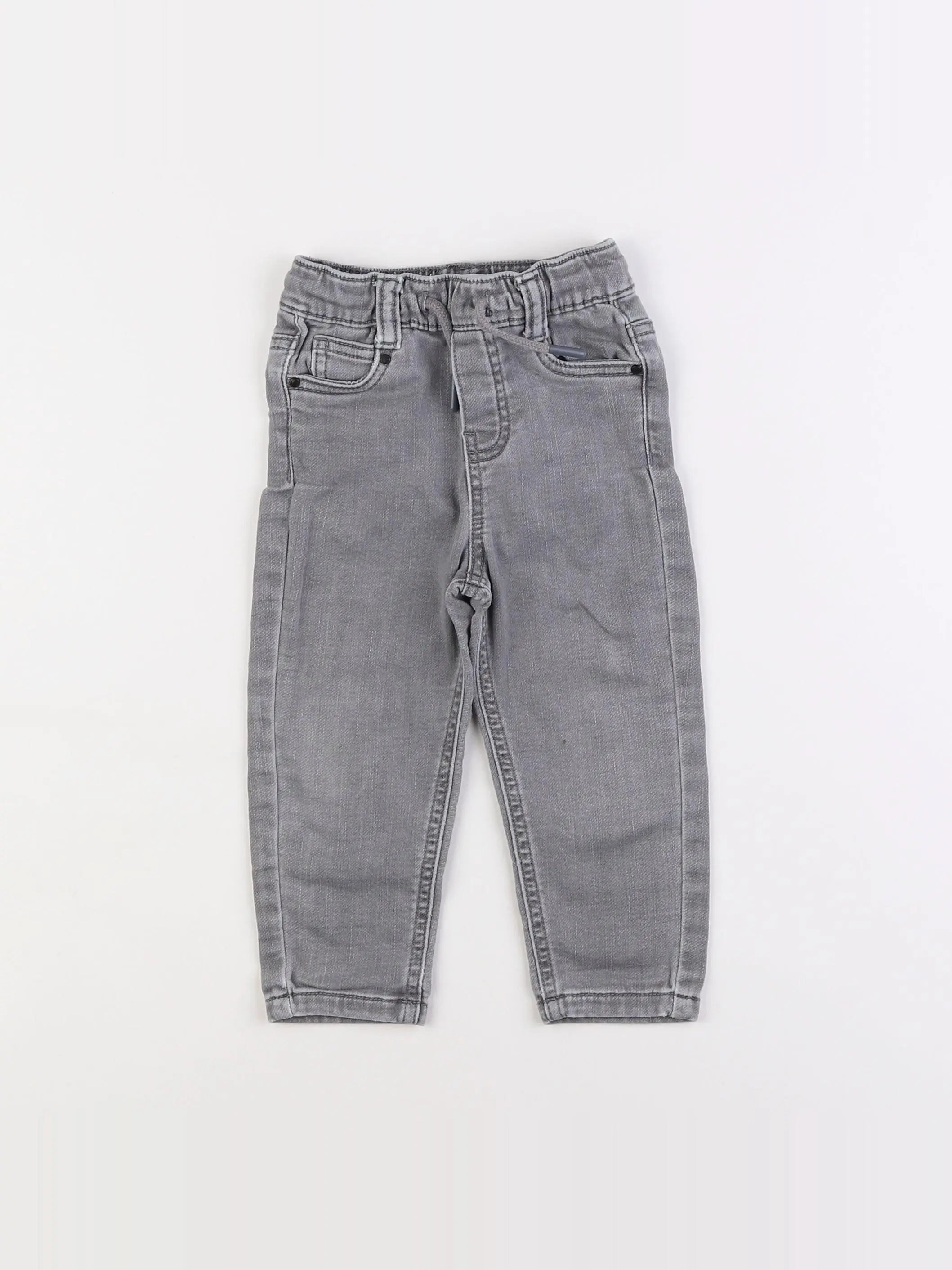 Mango - pantalon gris - 12/18 mois