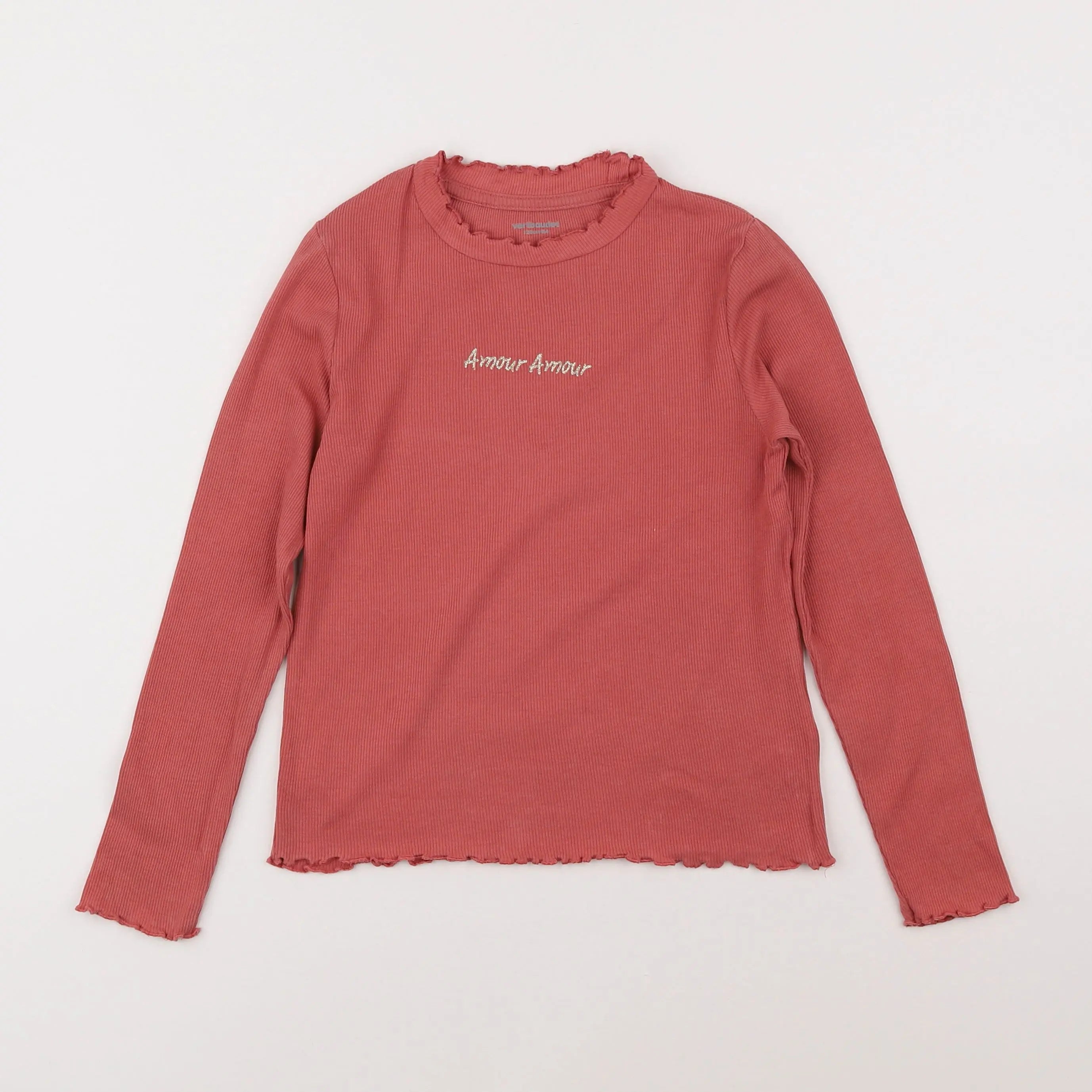 Vertbaudet - tee-shirt rose - 8 ans