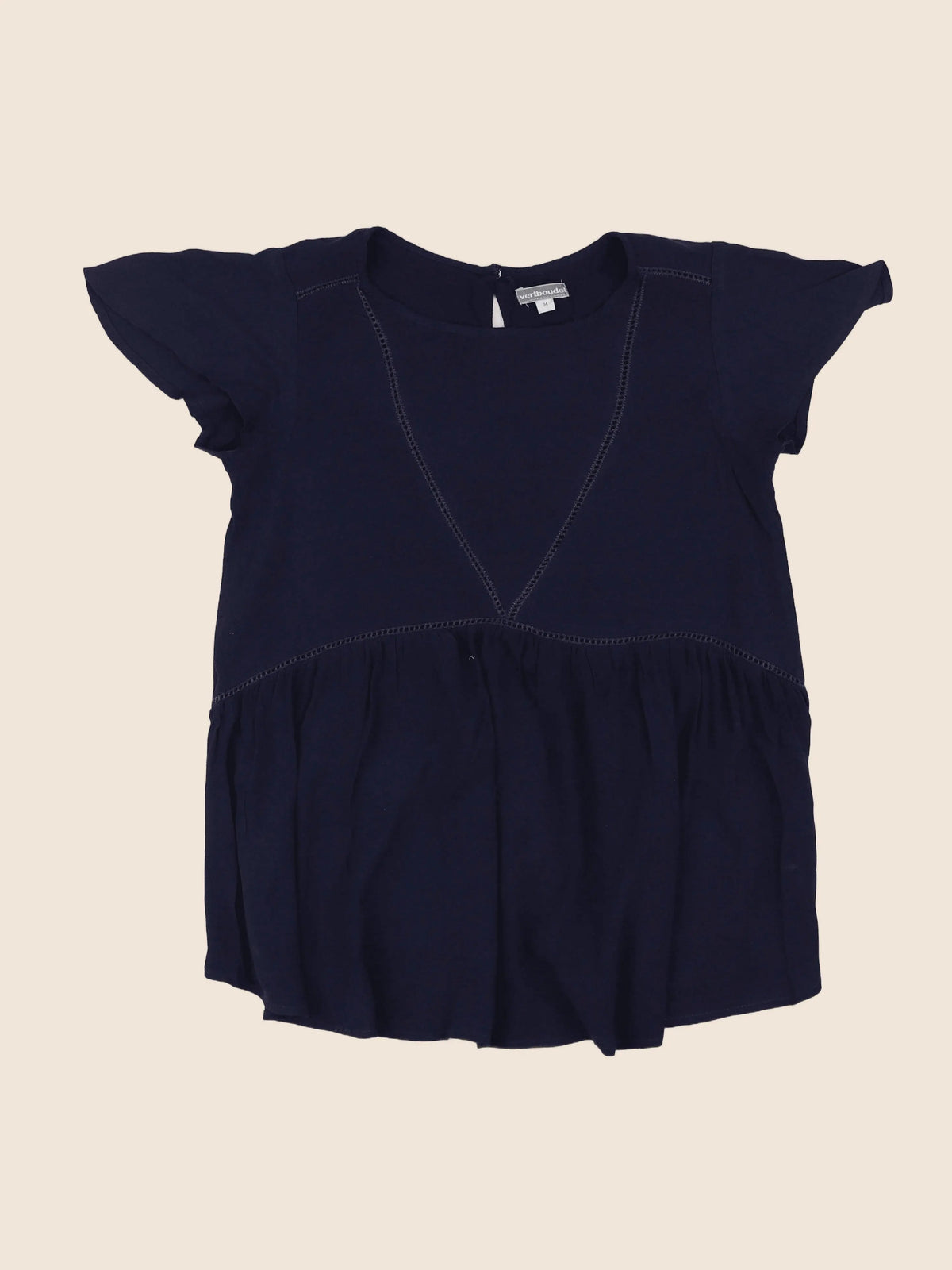 Vertbaudet - blouse grossesse bleu - 34