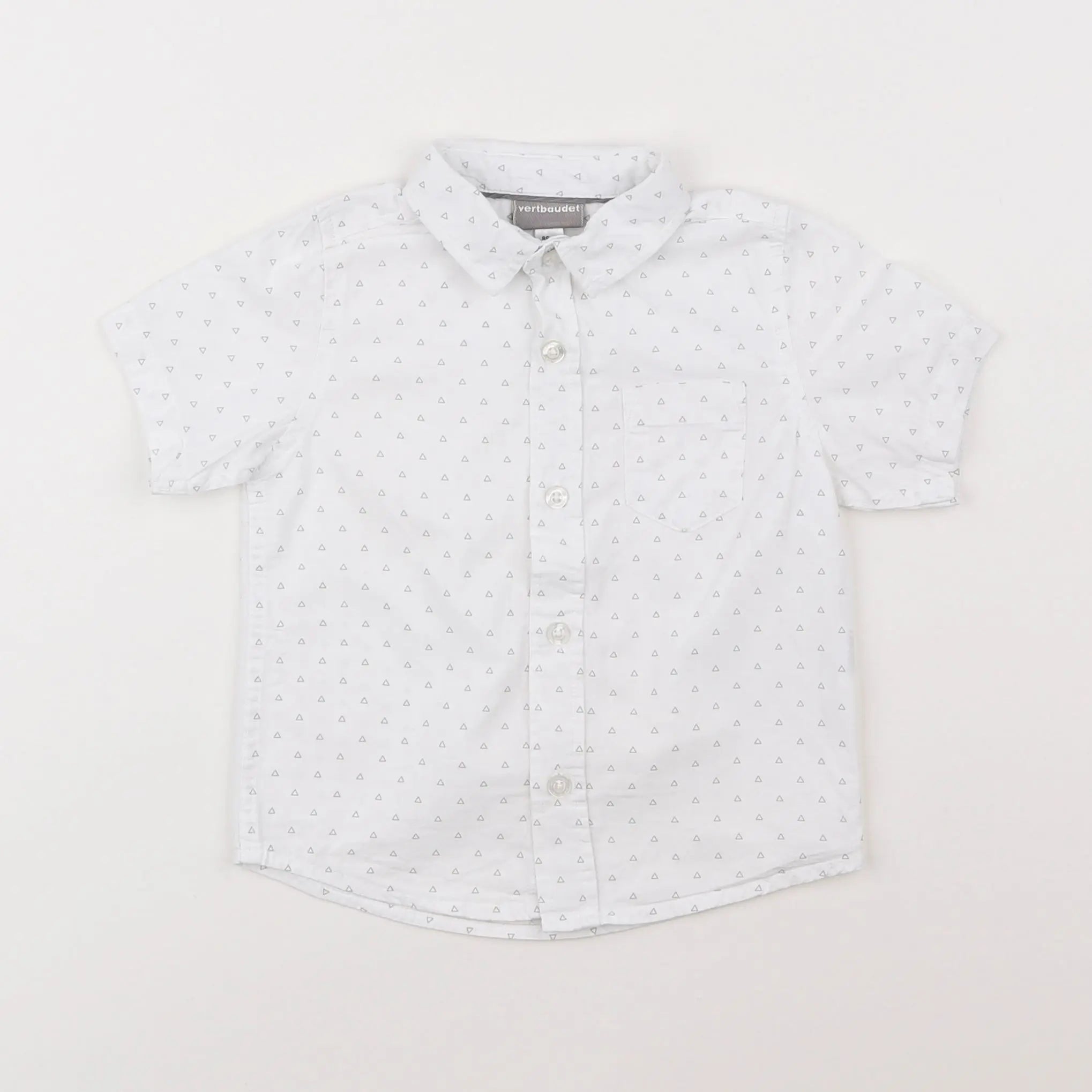 Vertbaudet - chemise blanc - 2 ans