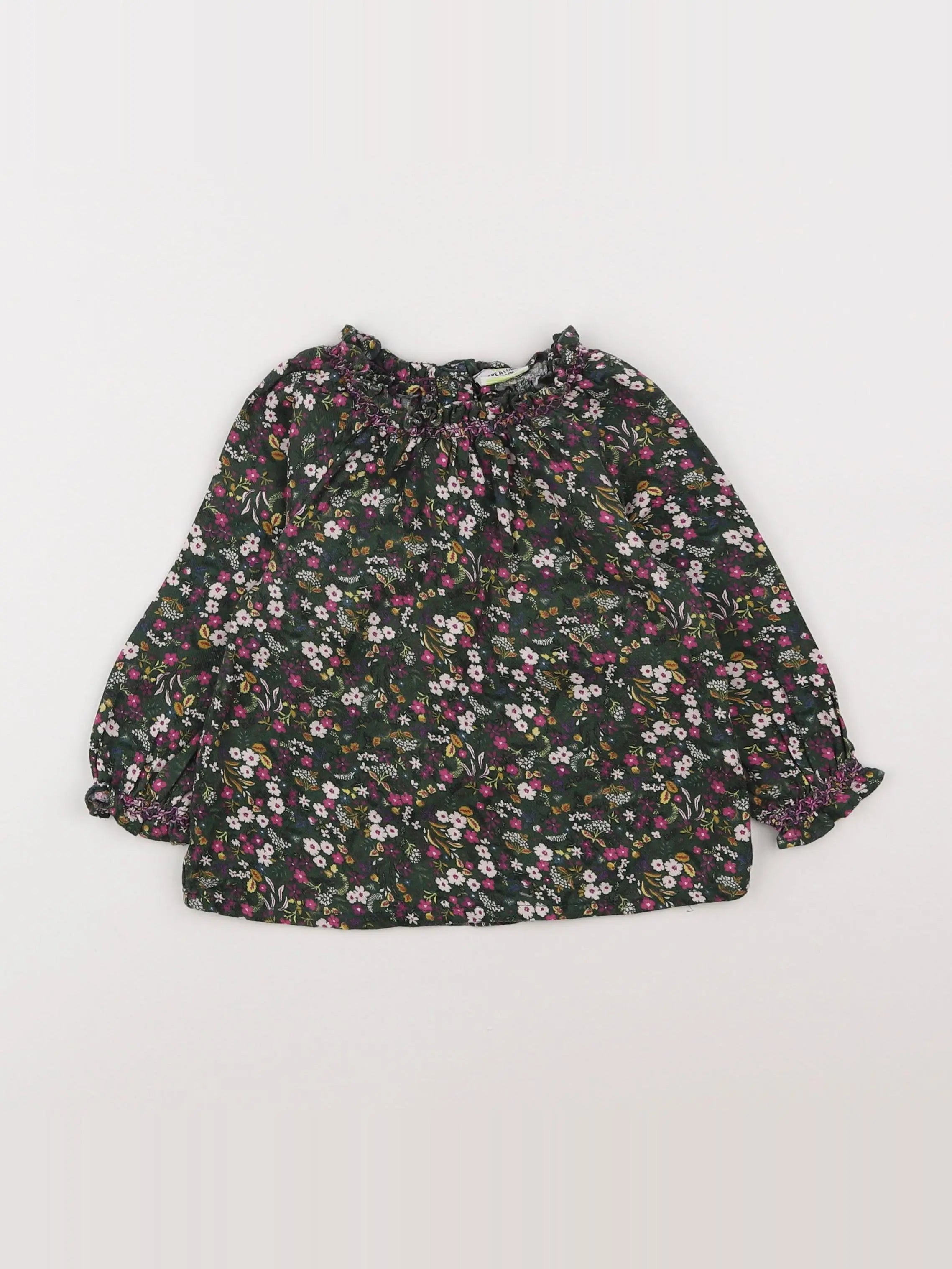 Tape à l'oeil - blouse vert - 18 mois