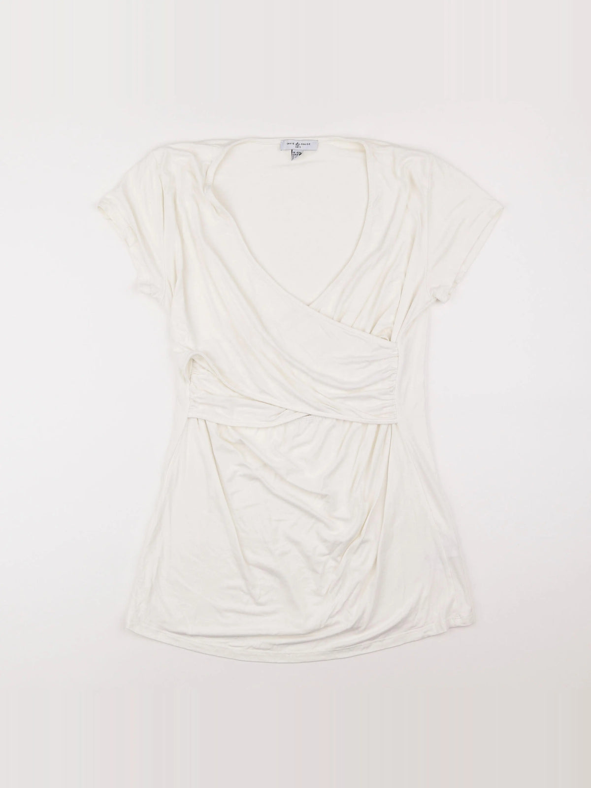 Envie de fraise - tee-shirt grossesse blanc - 42 à 44