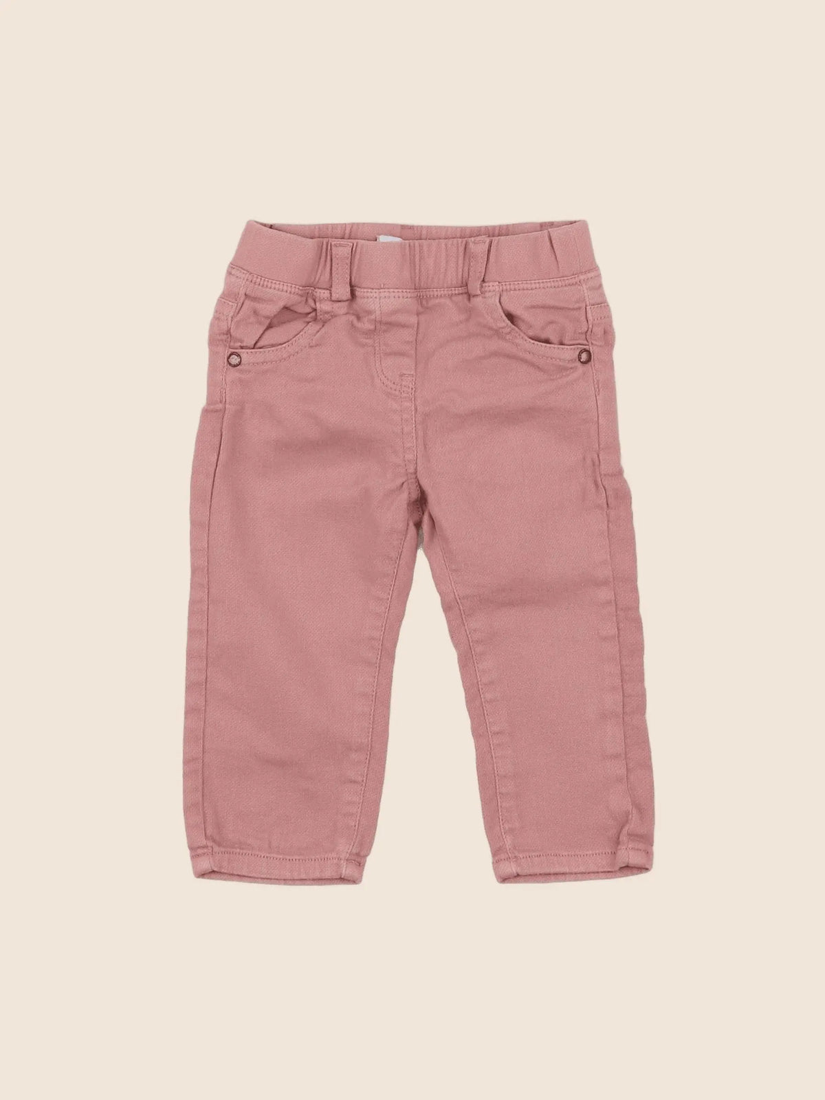 Vertbaudet - pantalon rose - 9 mois