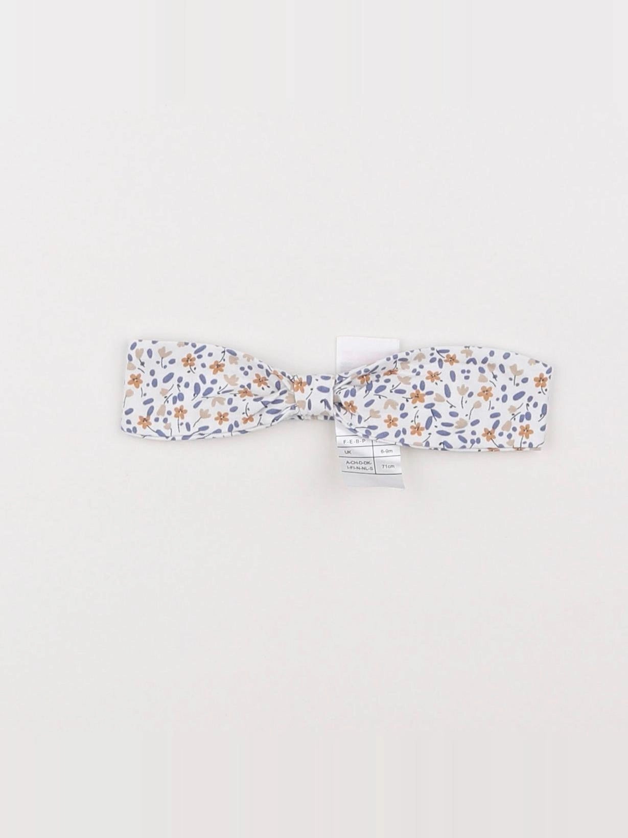 Vertbaudet - bandeau blanc - 6/9 mois