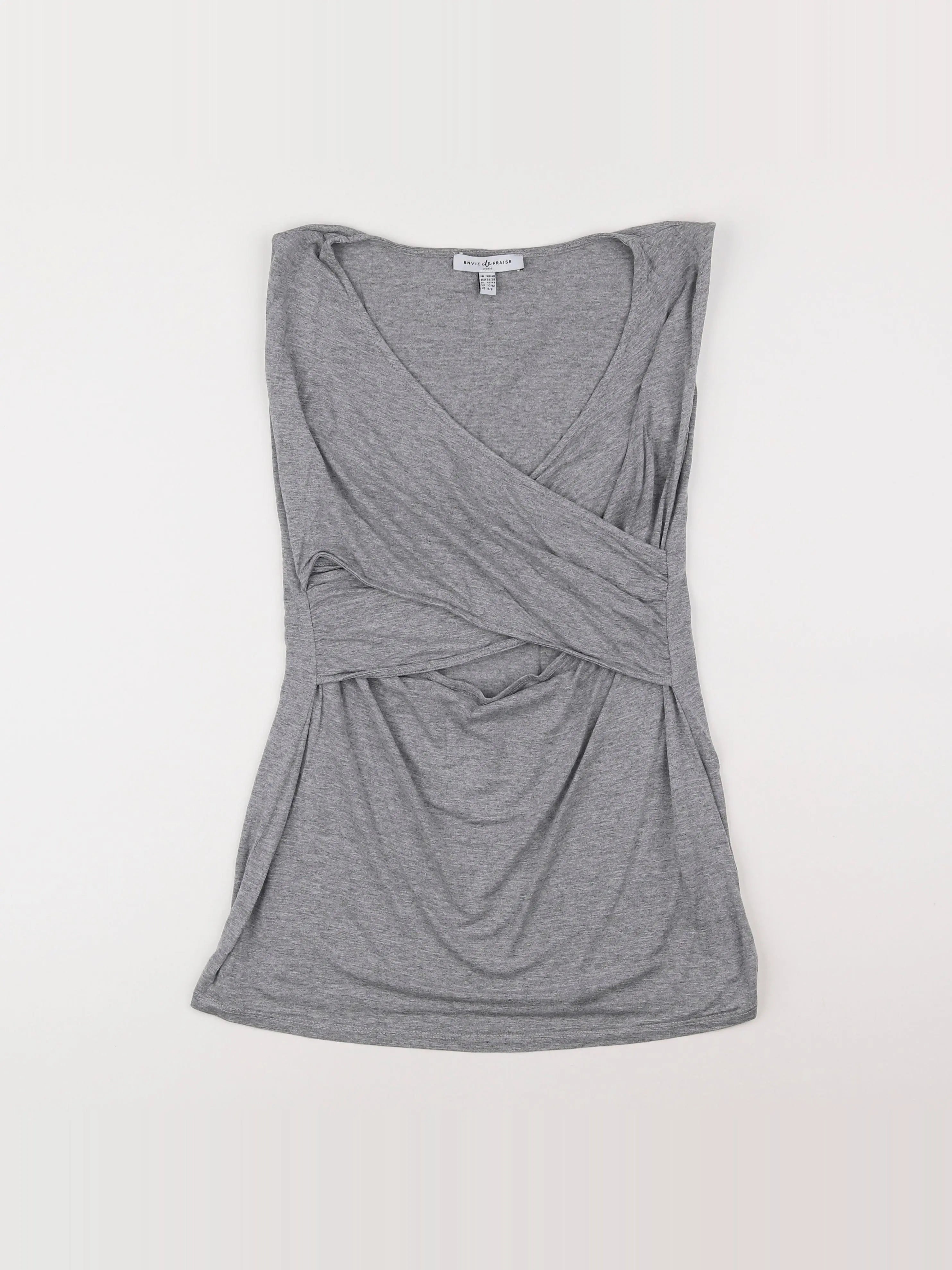 Envie de fraise - débardeur grossesse, grossesse, grossesse, grossesse, grossesse, grossesse gris - 38 à 40