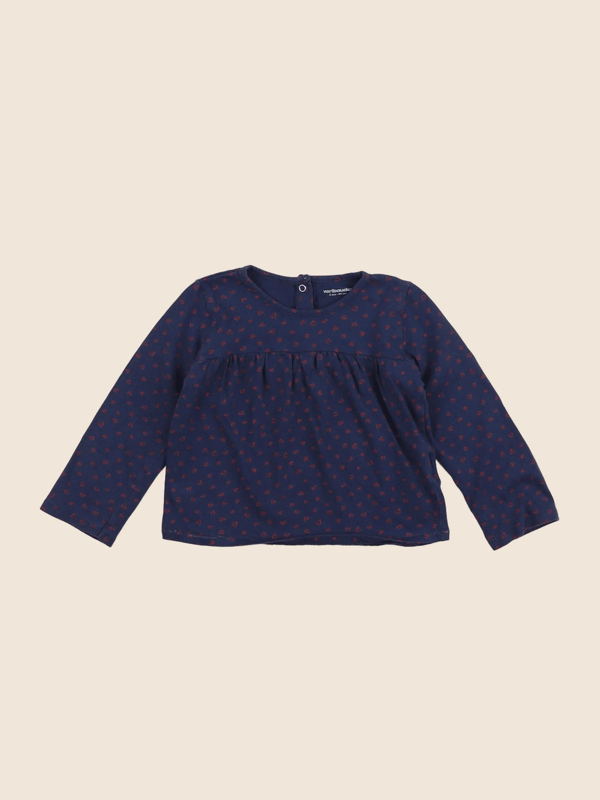Vertbaudet - tee-shirt bleu - 2 ans