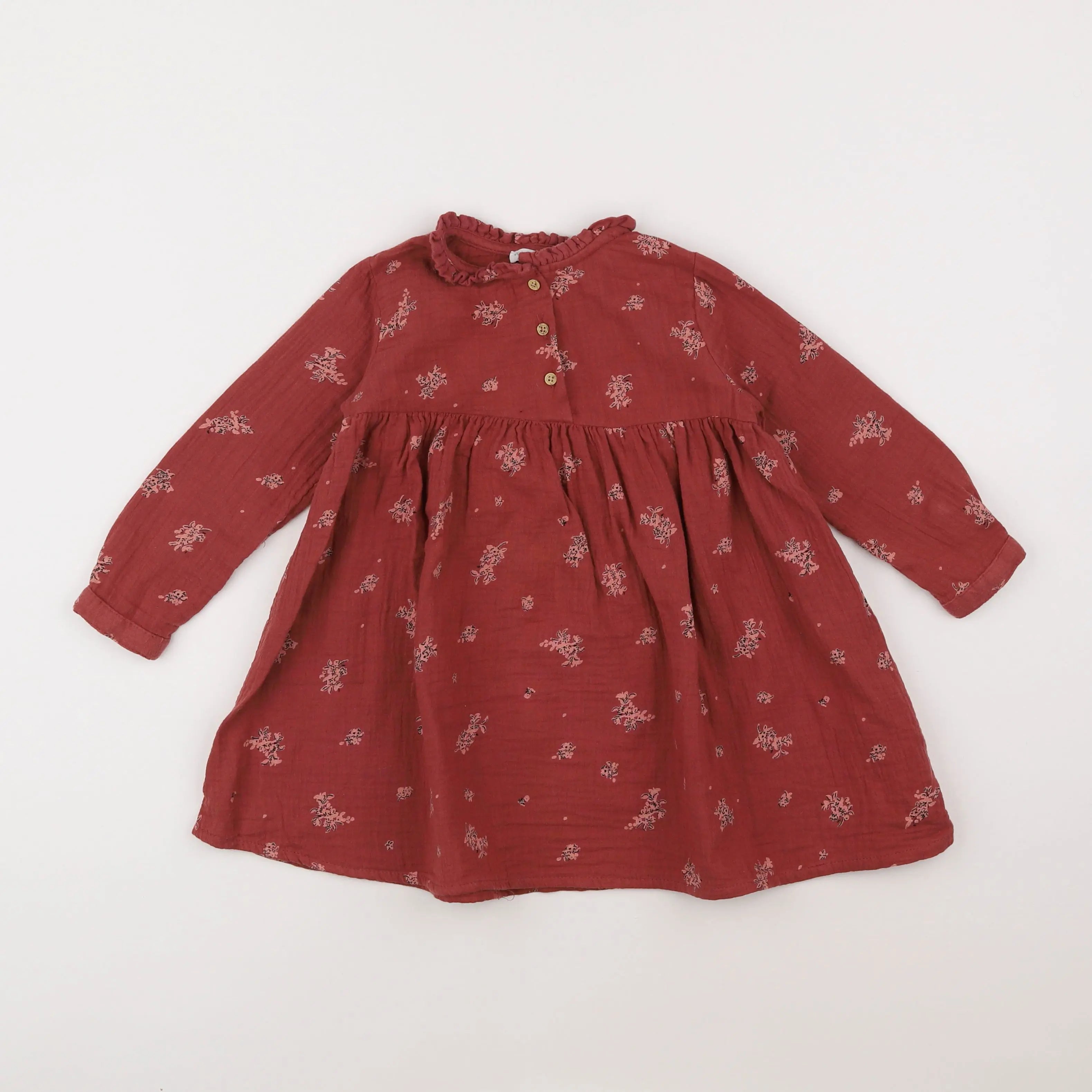 Vertbaudet - robe rose - 3 ans