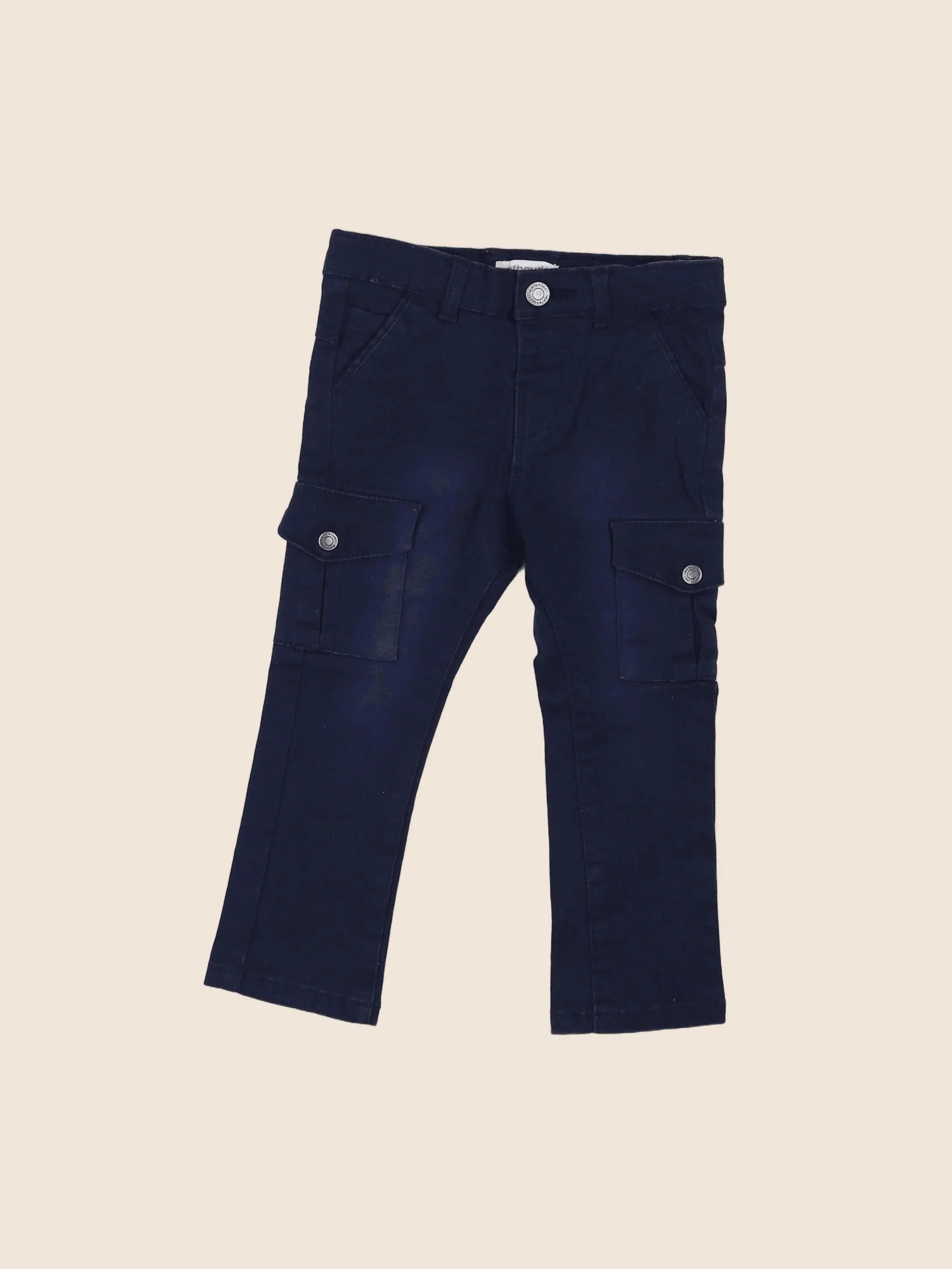 Vertbaudet - pantalon bleu - 18 mois