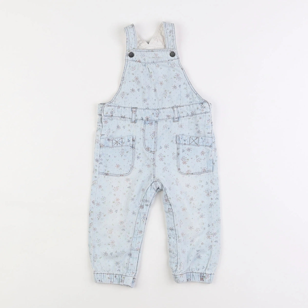Vertbaudet - salopette bleu - 12 mois