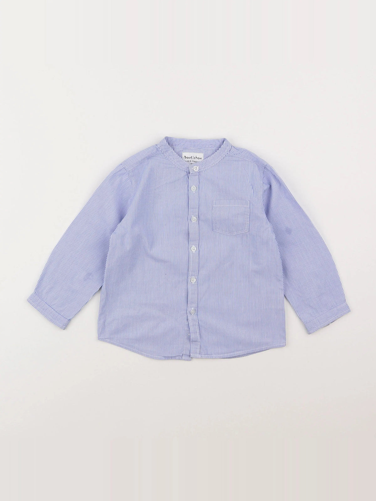 Boutchou - chemise bleu - 2 ans