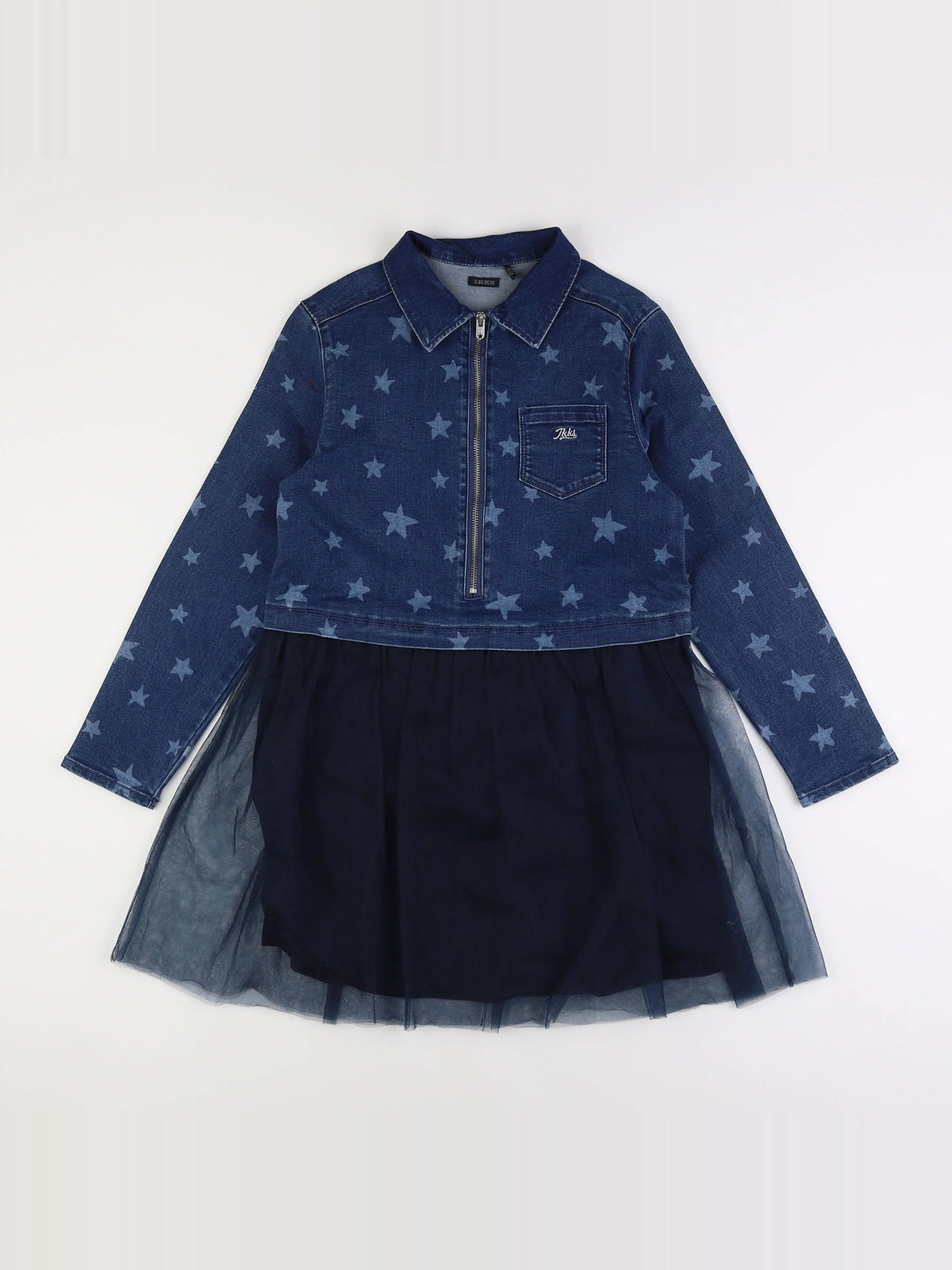 IKKS - robe imprimé au dos bleu - 12 ans