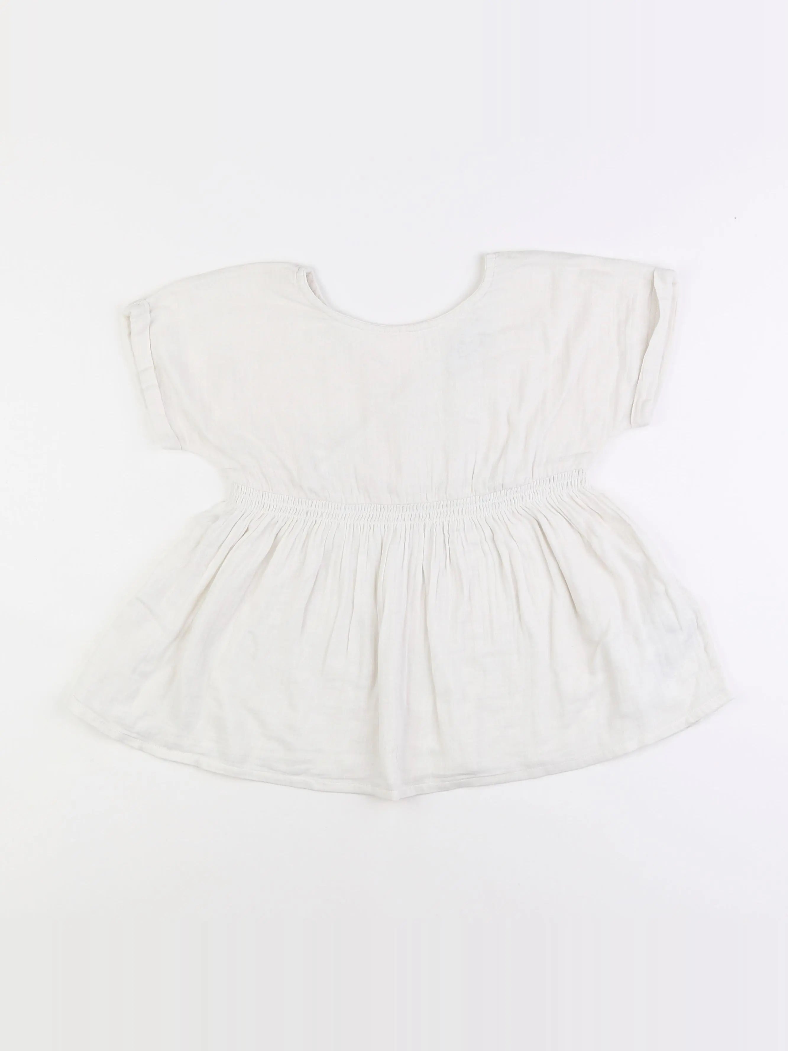 Cyrillus - blouse blanc - 10 ans