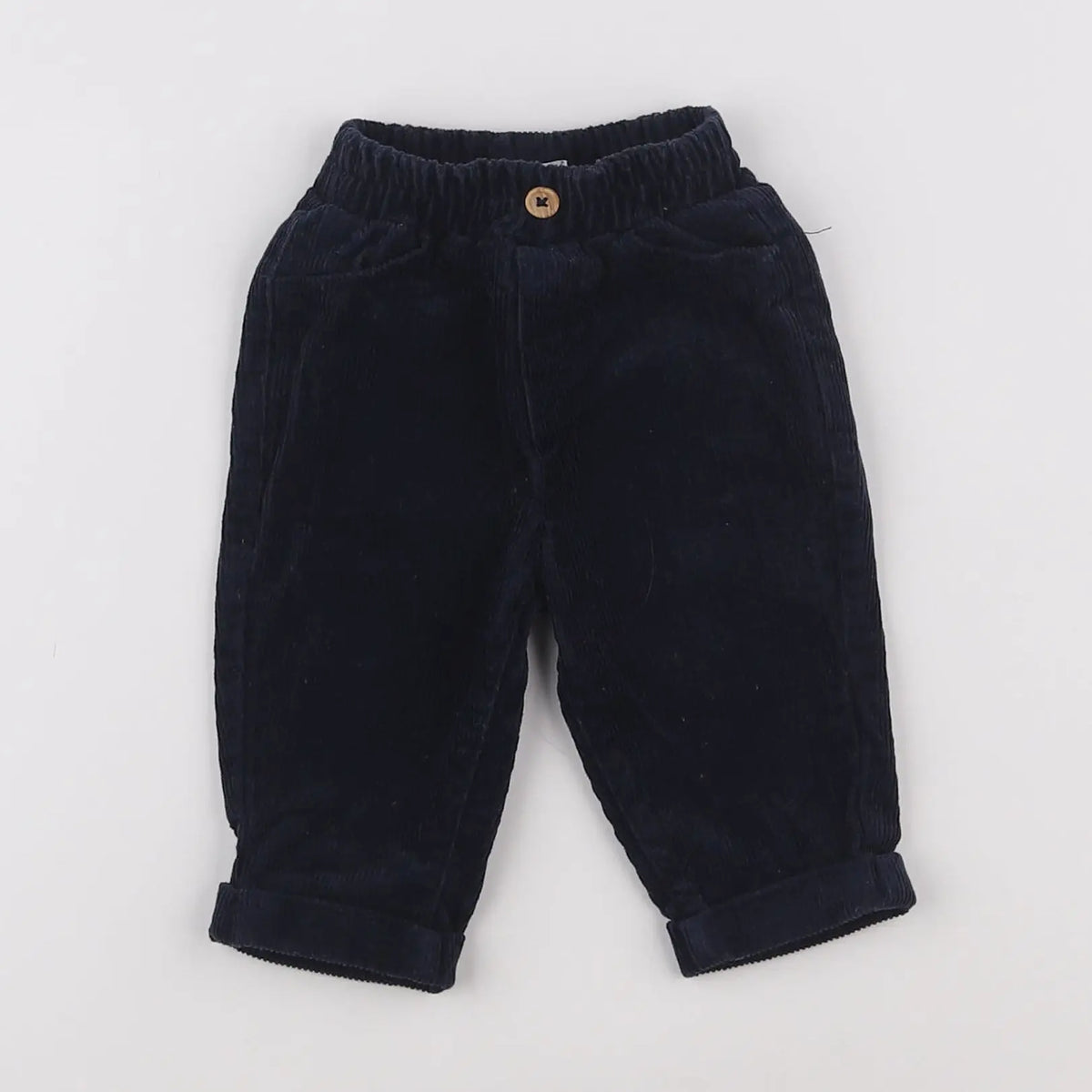 Vertbaudet - pantalon bleu - 3 mois