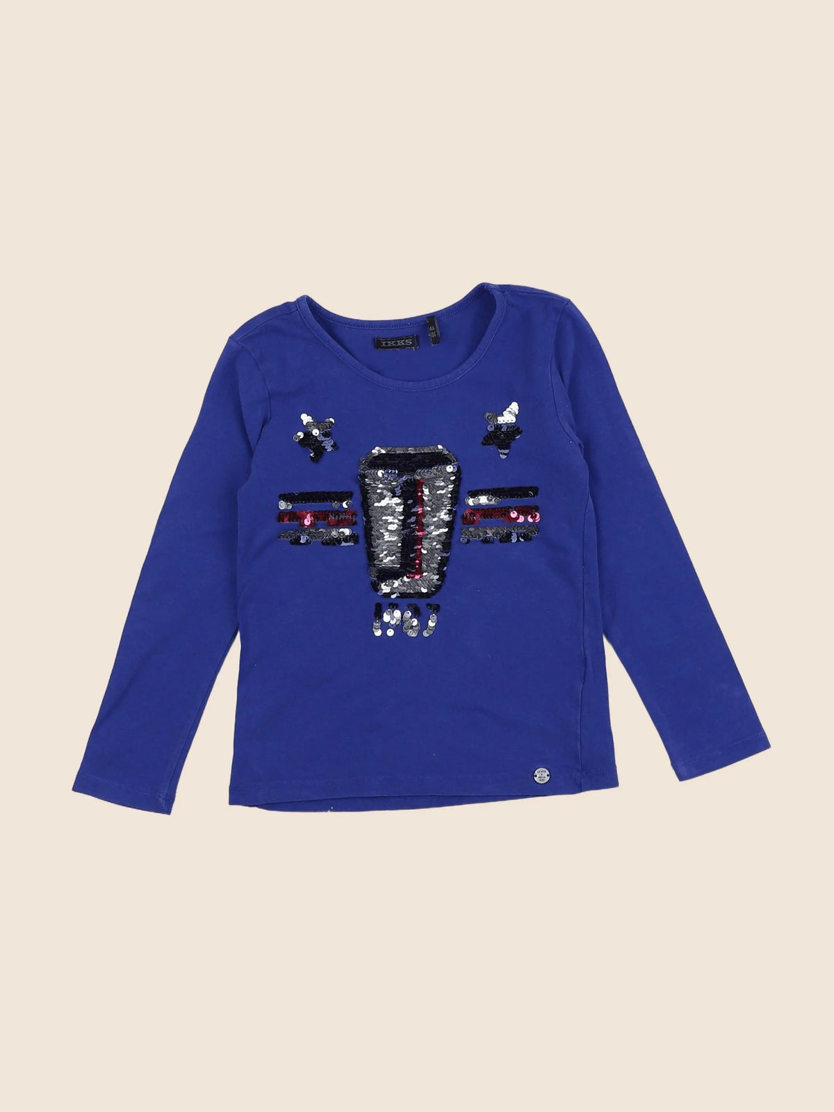 IKKS - tee-shirt bleu - 4 ans