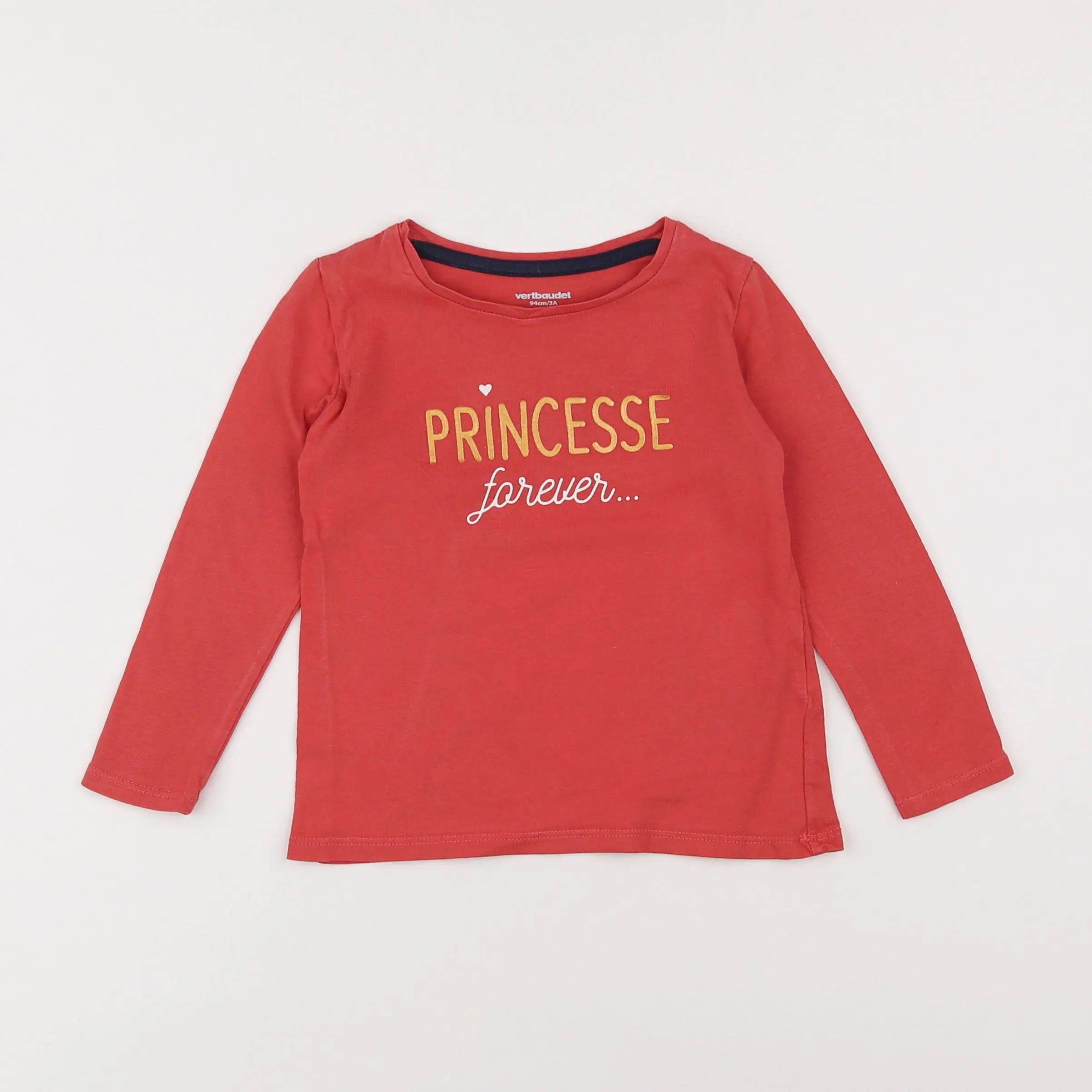 Vertbaudet - tee-shirt rose - 3 ans
