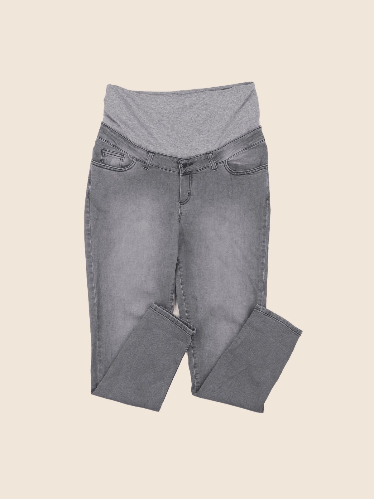 Envie de fraise - jean grossesse gris - 40