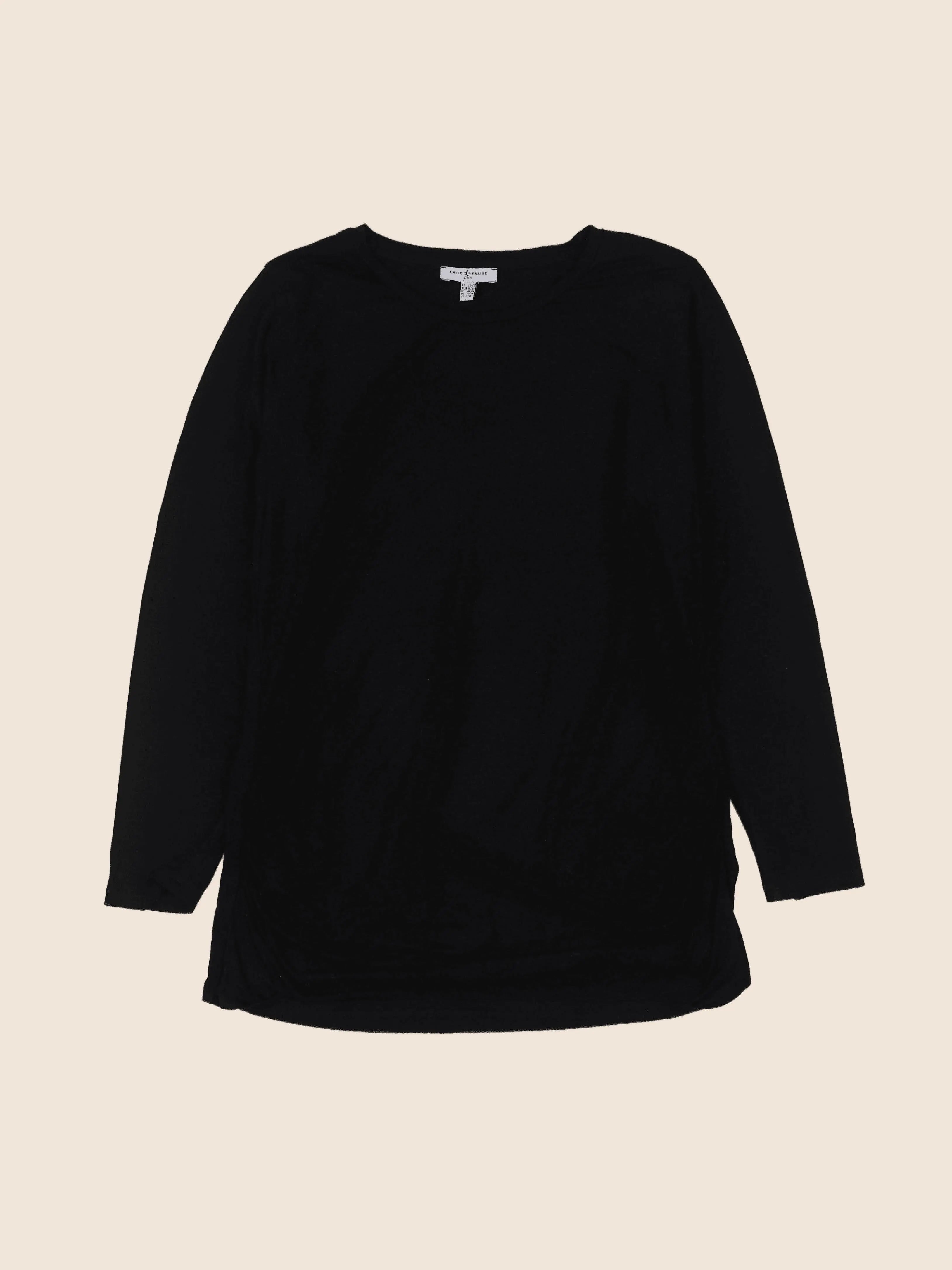 Envie de fraise - tee-shirt grossesse noir - 40 à 42