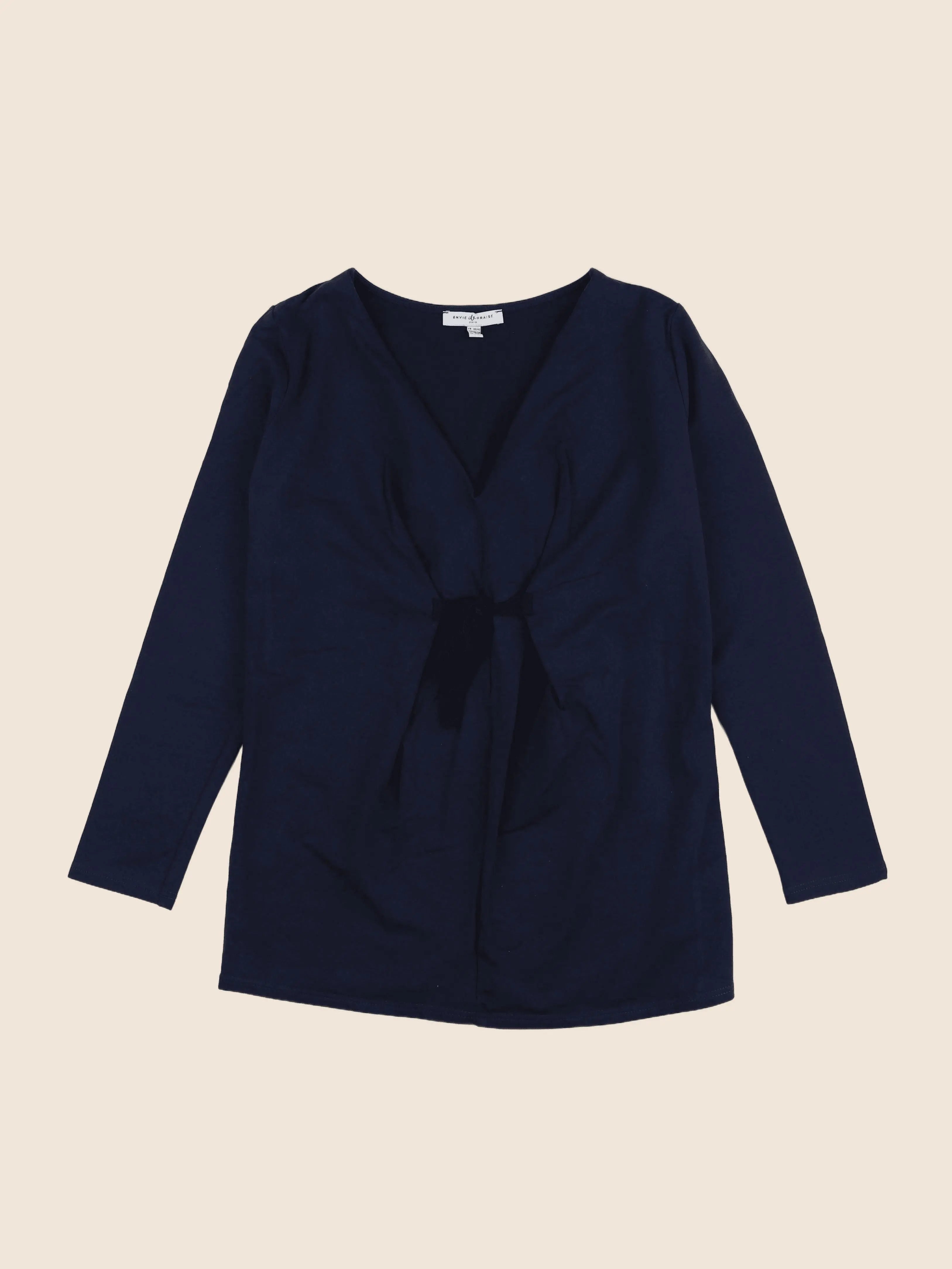 Envie de fraise - tee-shirt grossesse bleu - 38 à 40