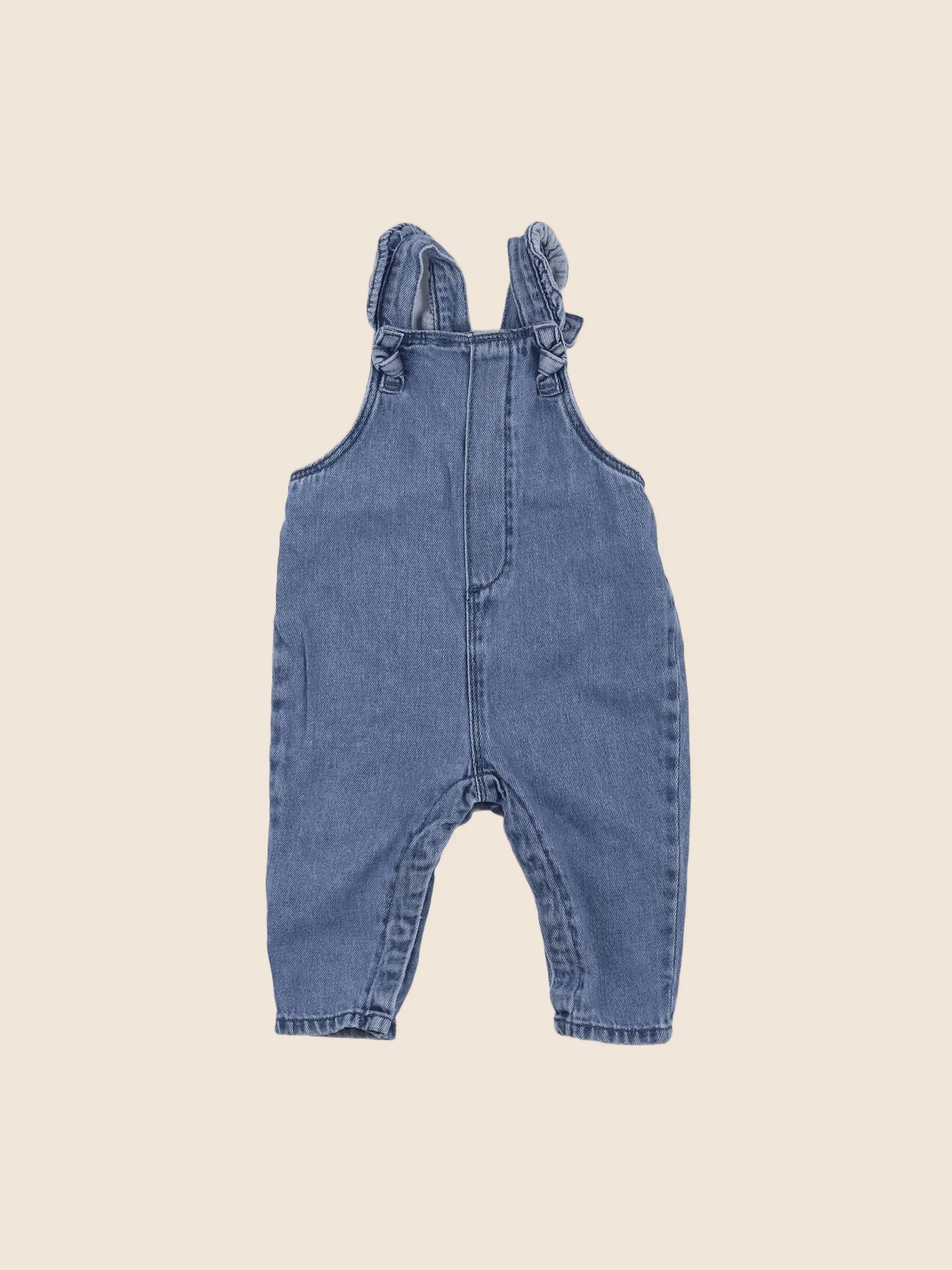 Vertbaudet - salopette bleu - 9 mois