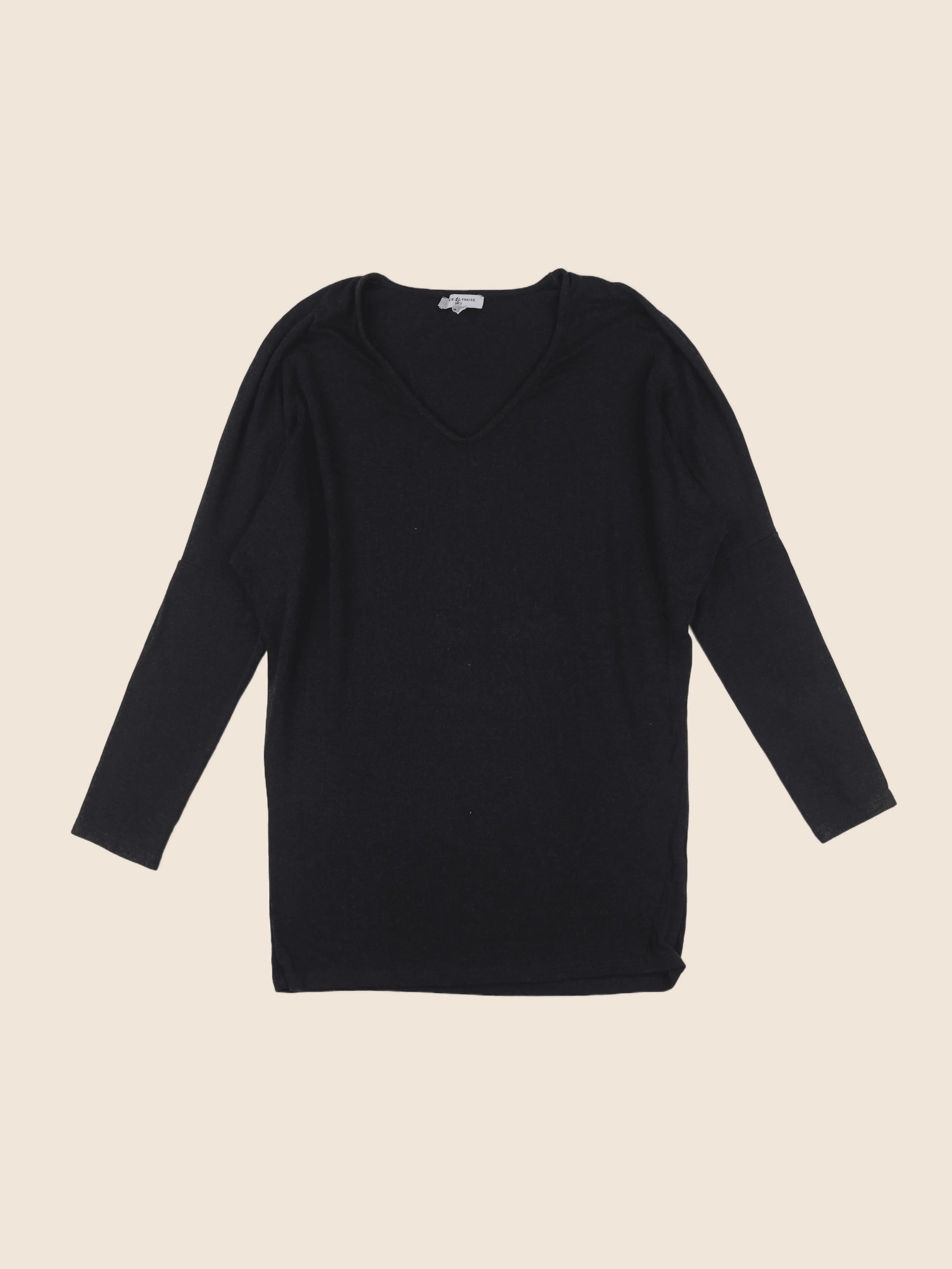Envie de fraise - tee-shirt grossesse noir - 38 à 40