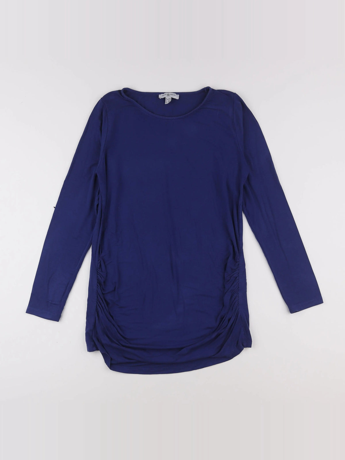 Envie de fraise - tee-shirt grossesse bleu - 38 à 40
