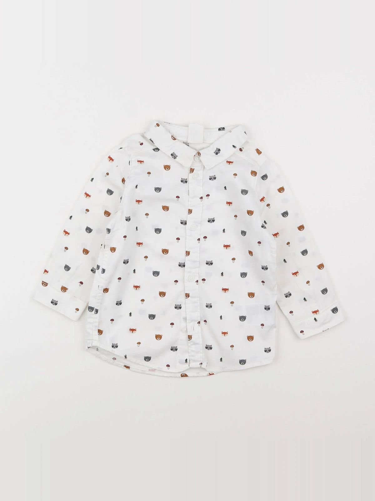 H&M - chemise blanc - 9/12 mois