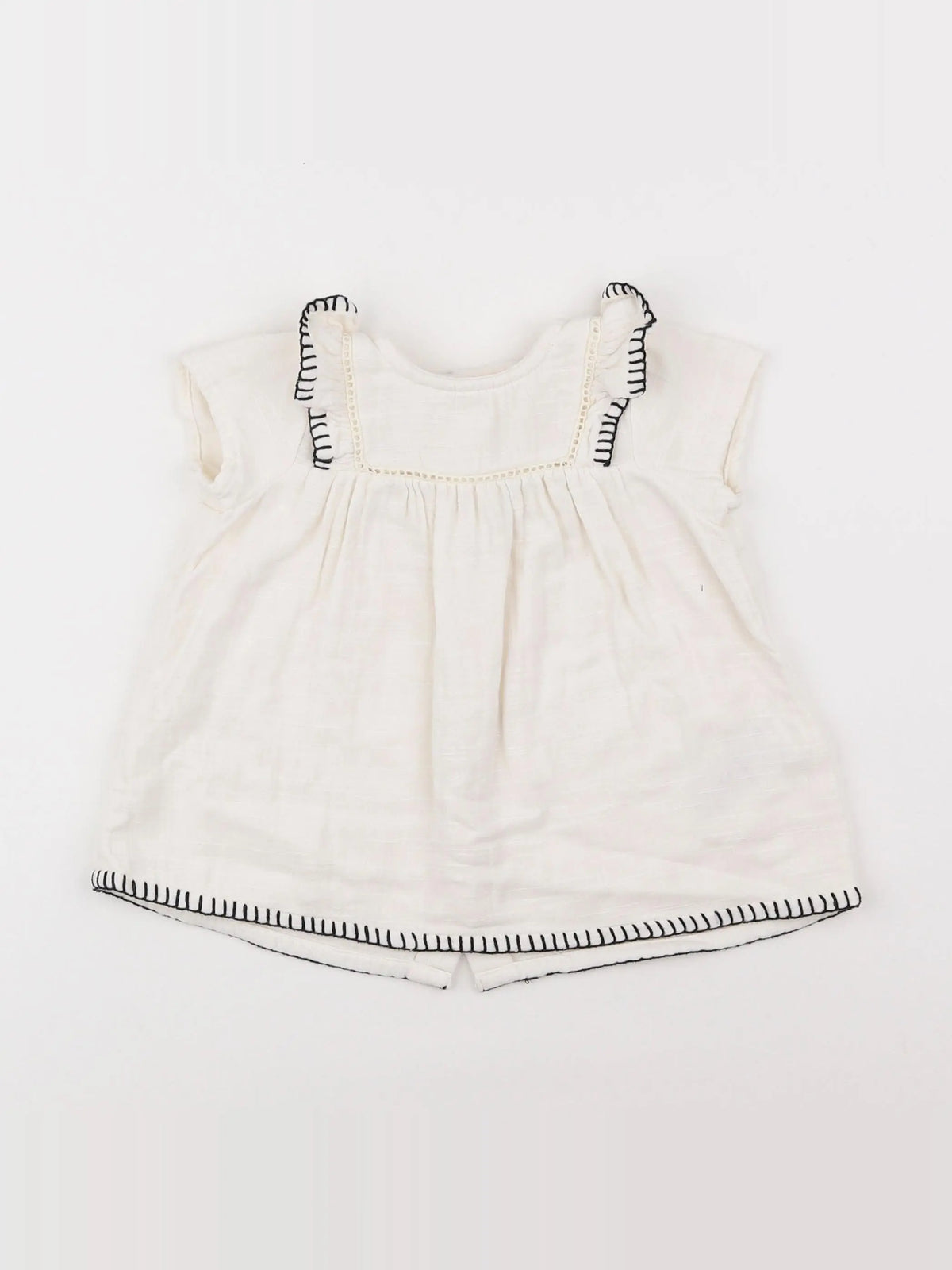 Vertbaudet - robe blanc - 6 mois