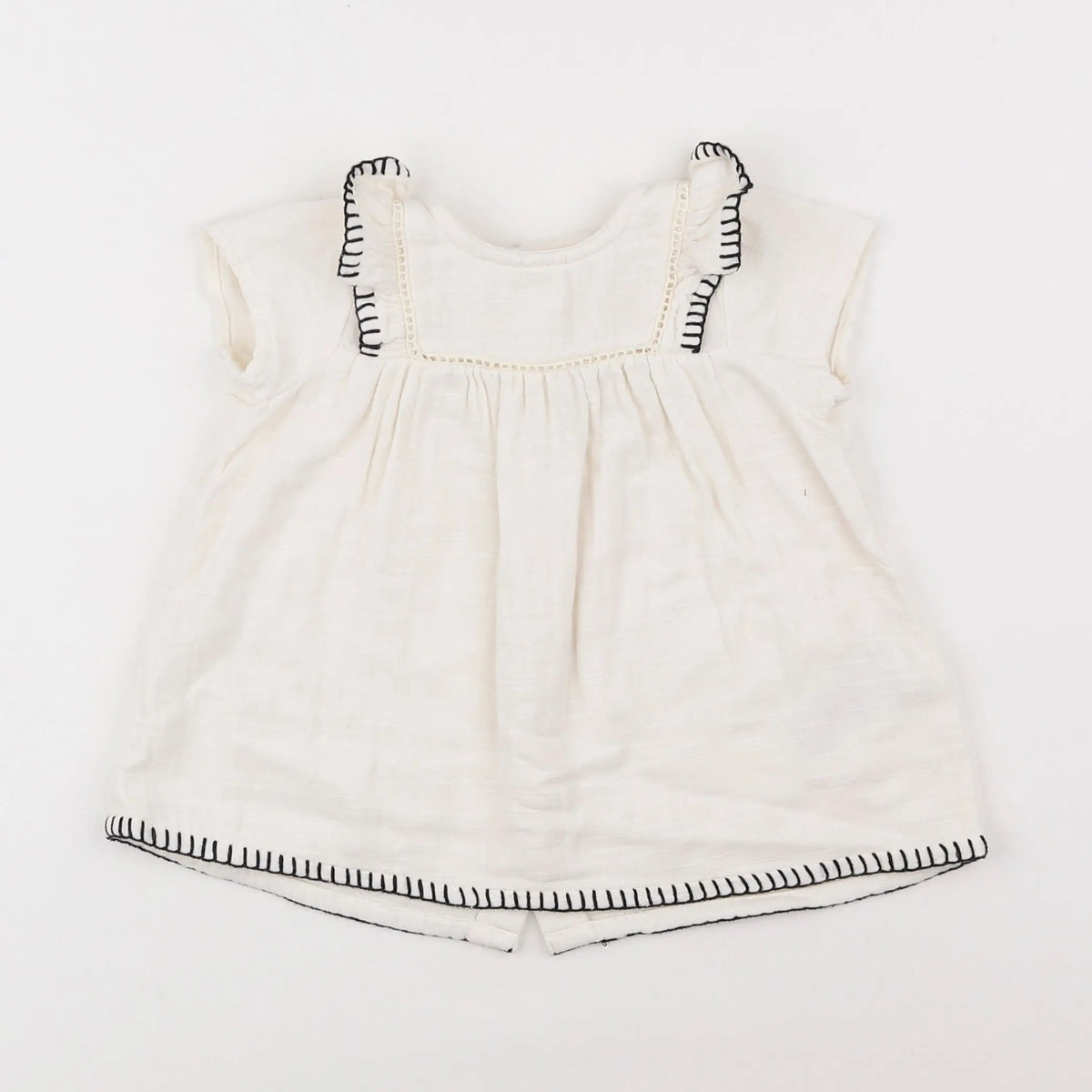 Vertbaudet - robe blanc - 6 mois