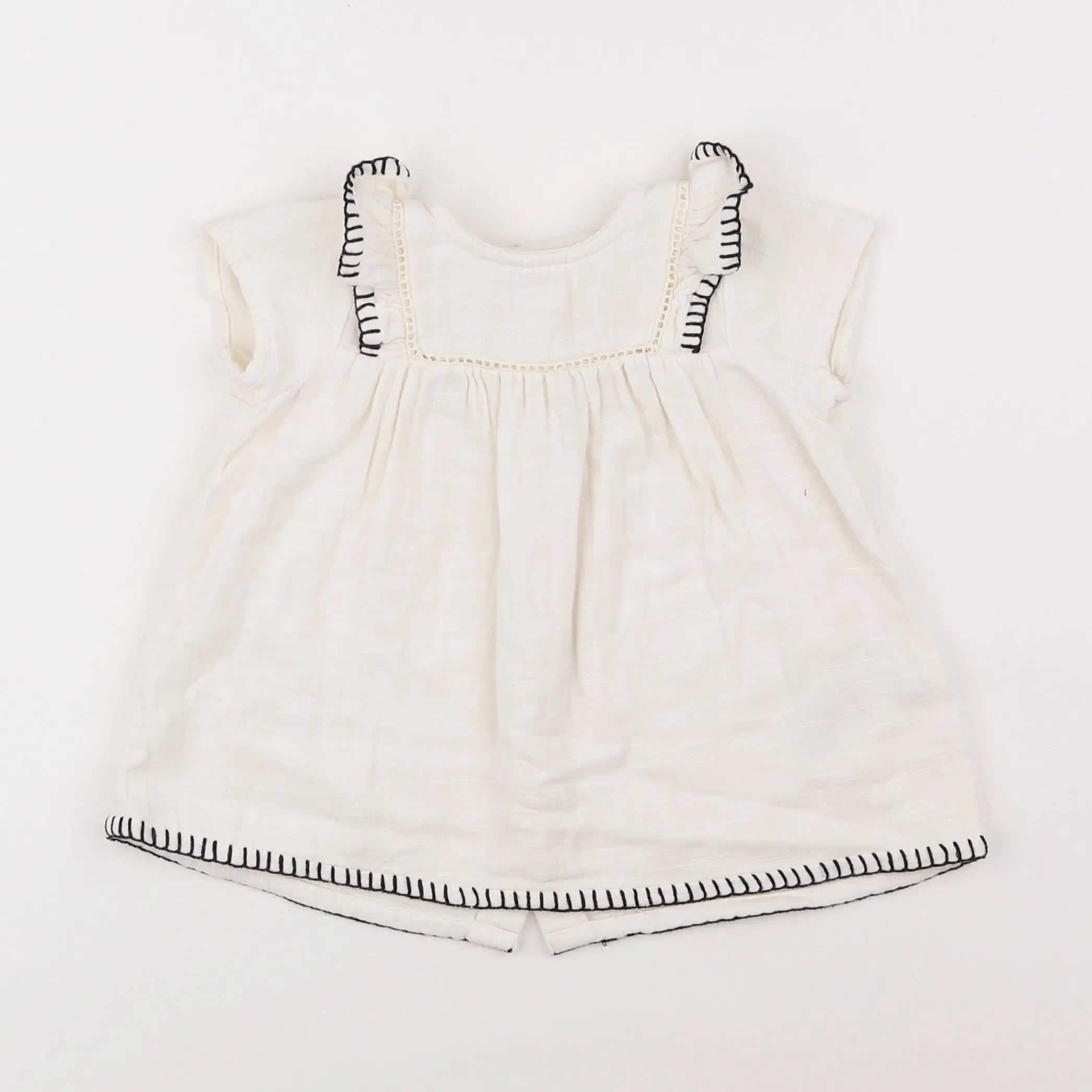 Vertbaudet - robe blanc - 6 mois
