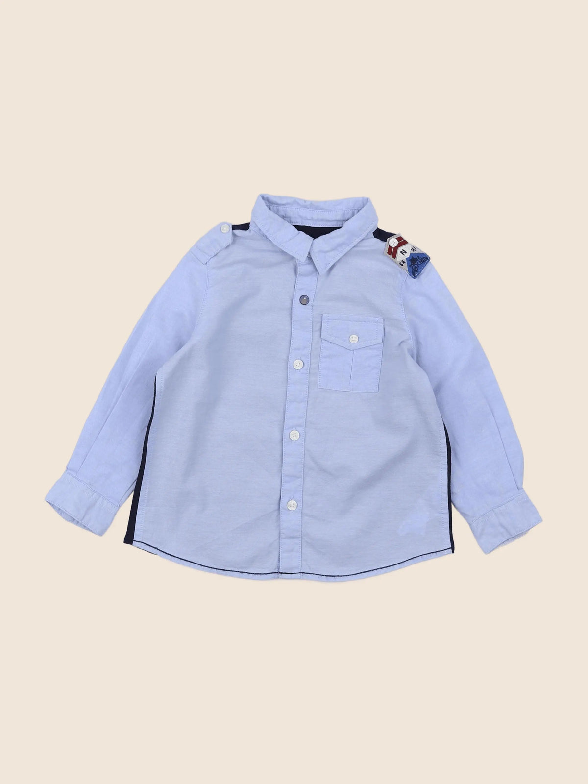 IKKS - chemise bleu - 18 mois